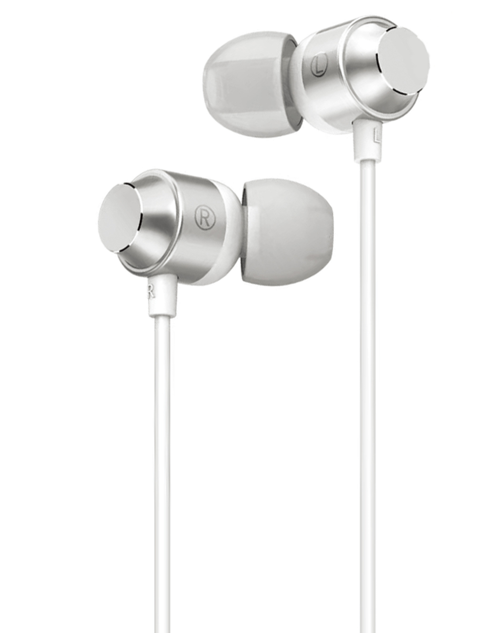 Auriculares Muvit For Charge Estéreo M32 Tipo C Magnéticos - blanco - 