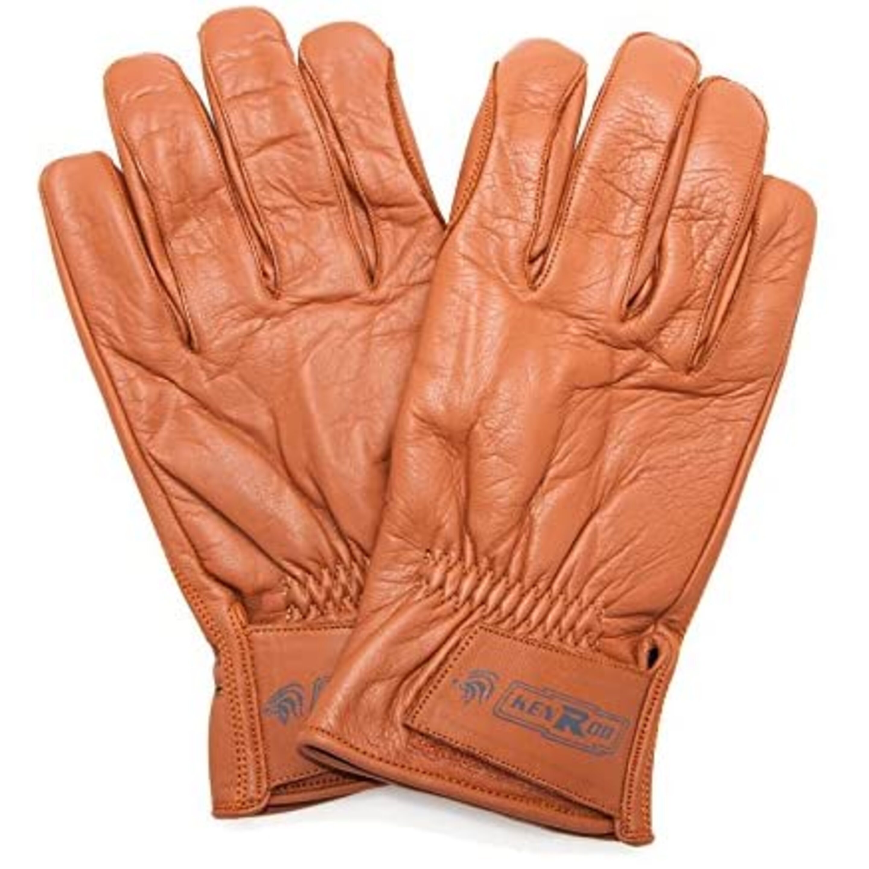 Kenrod Guantes De Motociclismo Fabricados En Piel De Alta Calidad Color Cuero Talla M