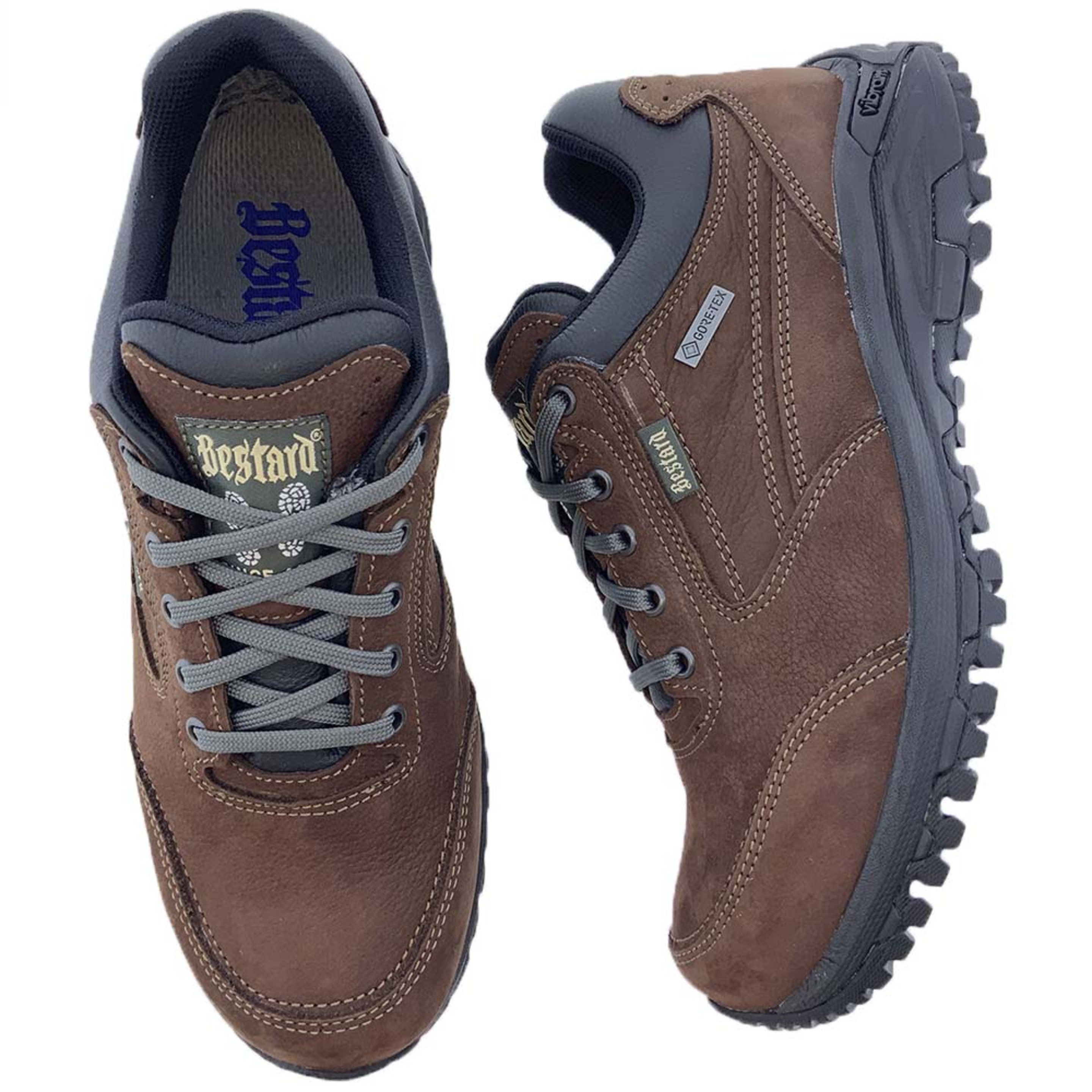Sapatilhas Impermeável Bestard Oxford Gore-tex 0914 - Preto - Sapatos para caminhadas e trekking para homens | Sport Zone MKP