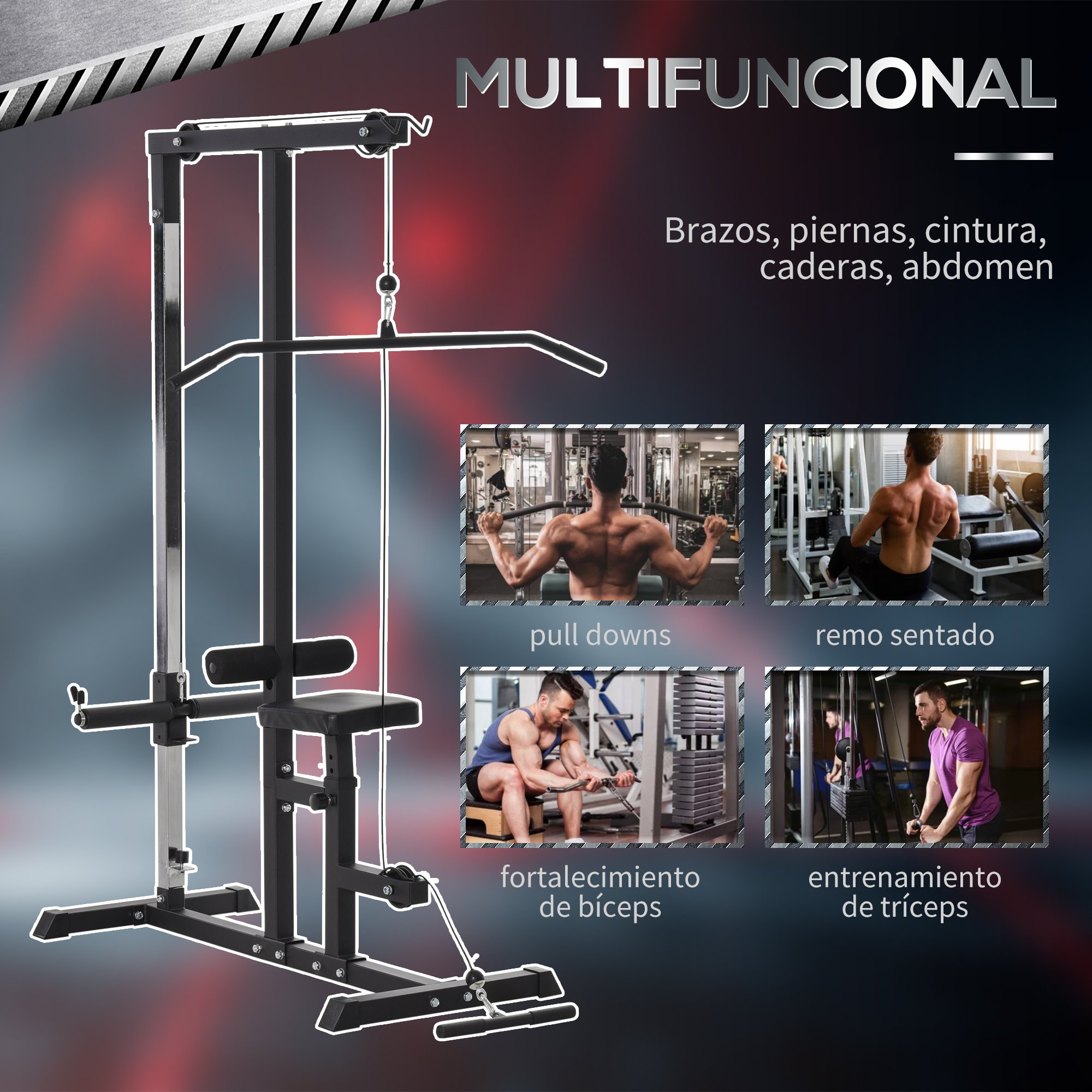 Máquina De Musculação Homcom A91-093v01