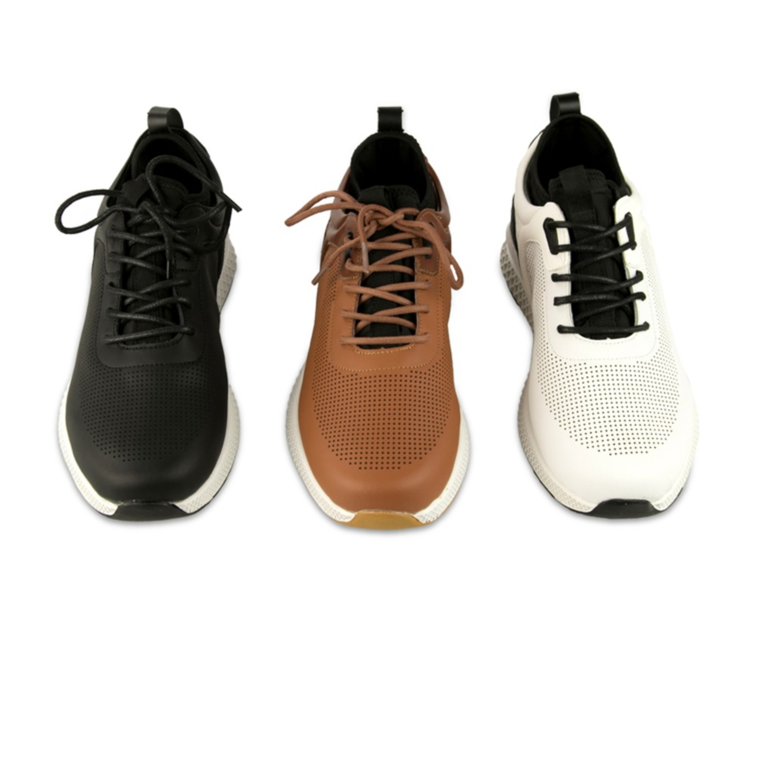 Zapatos De Golf Zerimar Con Troquelados - Marron - Zapatos Golf Hombre Zapatillas Piel  MKP