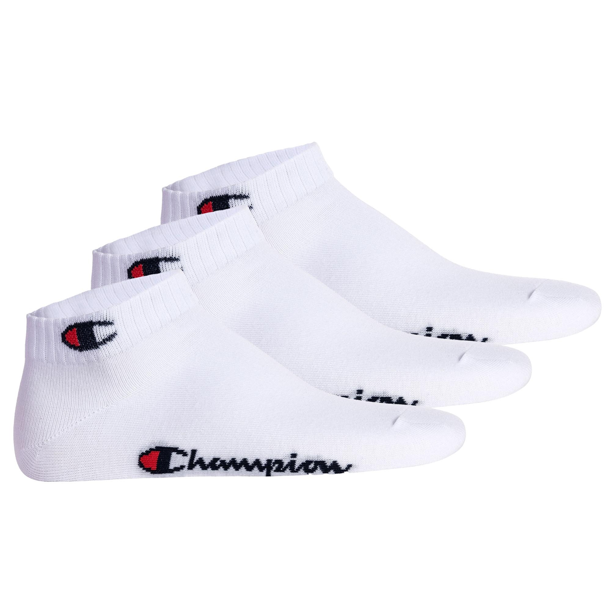 Paquete De 3 Calcetines Champion Liso Con Logo - blanco - 