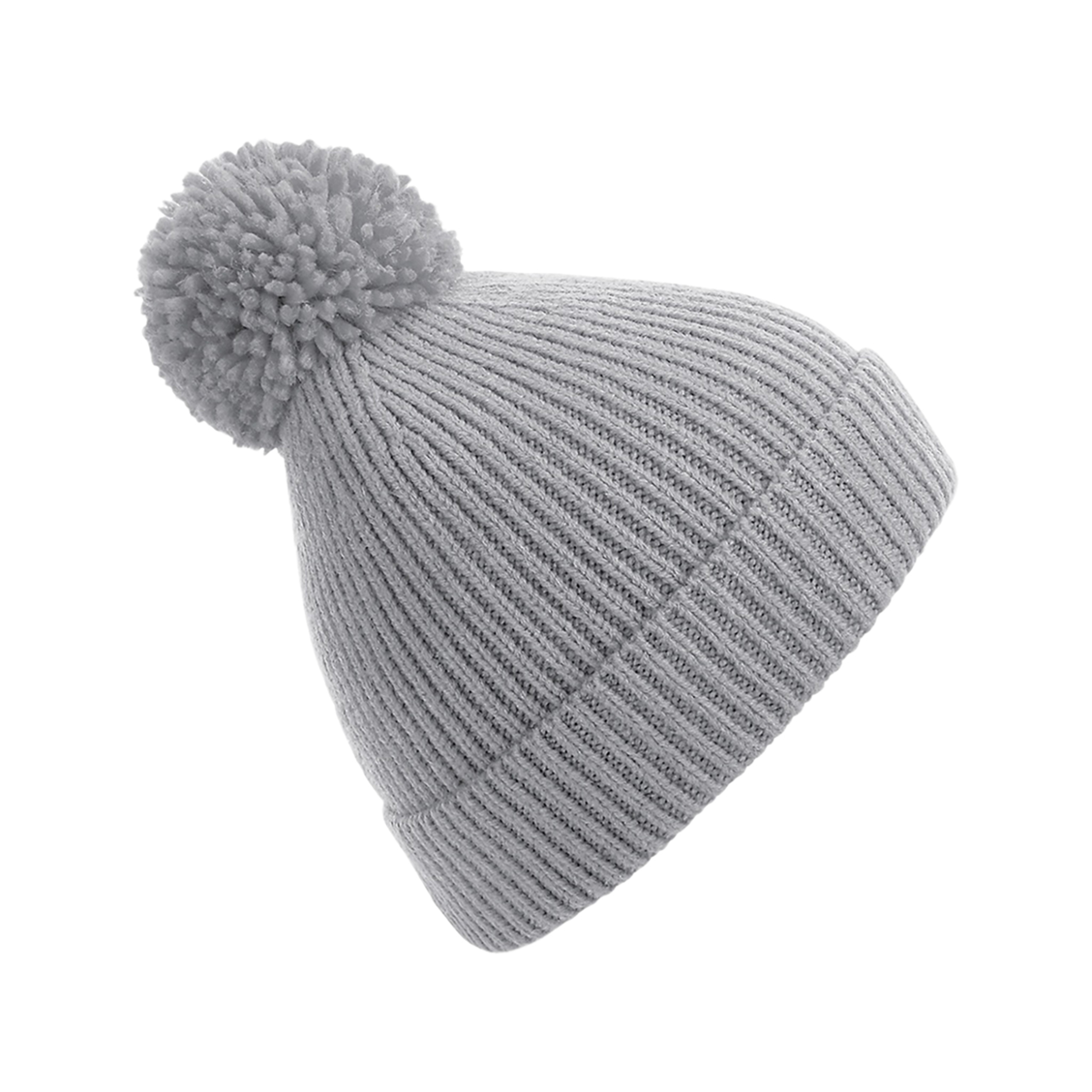 Gorro Beanie De Punto Engineered Con Pom Pom Beechfield