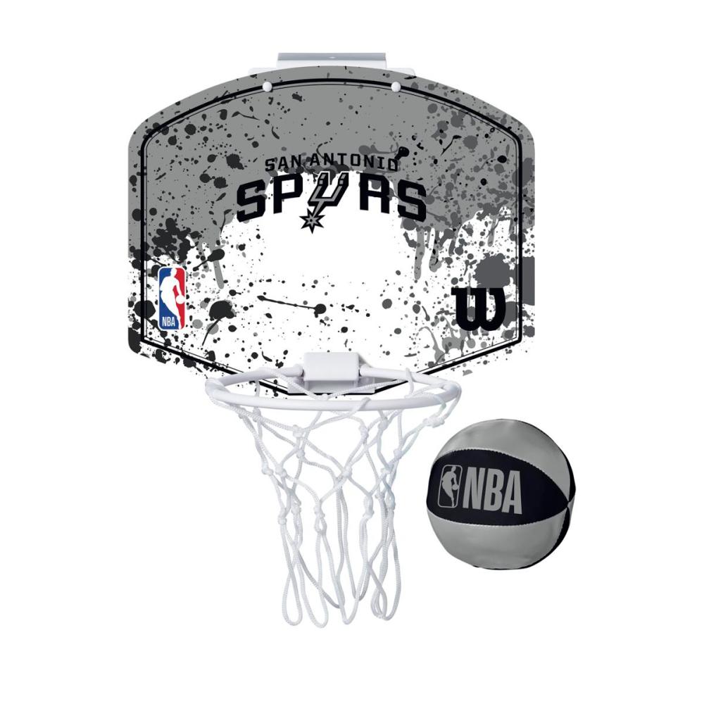 Mini Canasta De Baloncesto Wilson Nba San Antonio Spurs - gris - 