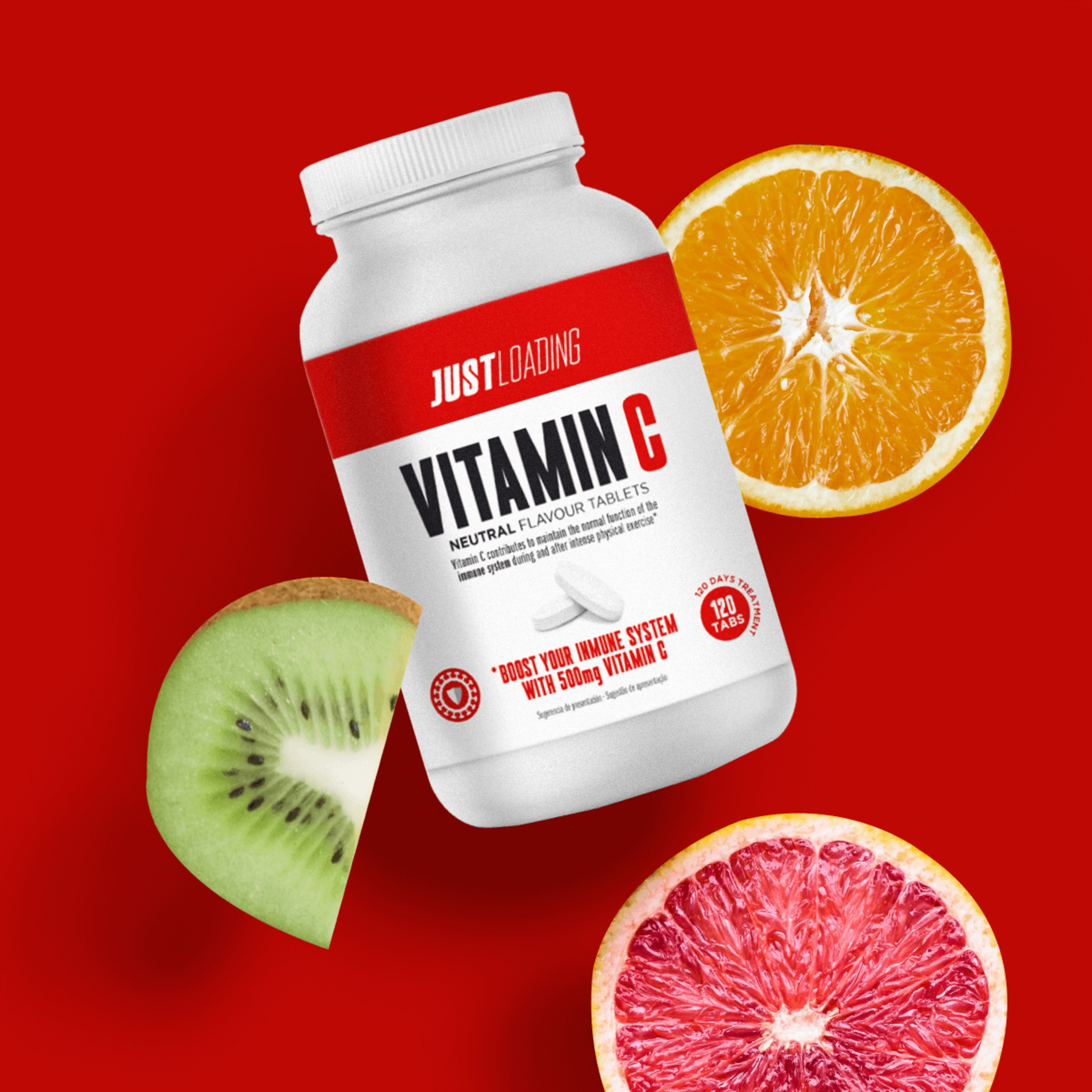 Vitamina C 500mg- Comprimidos Justloading  MKP