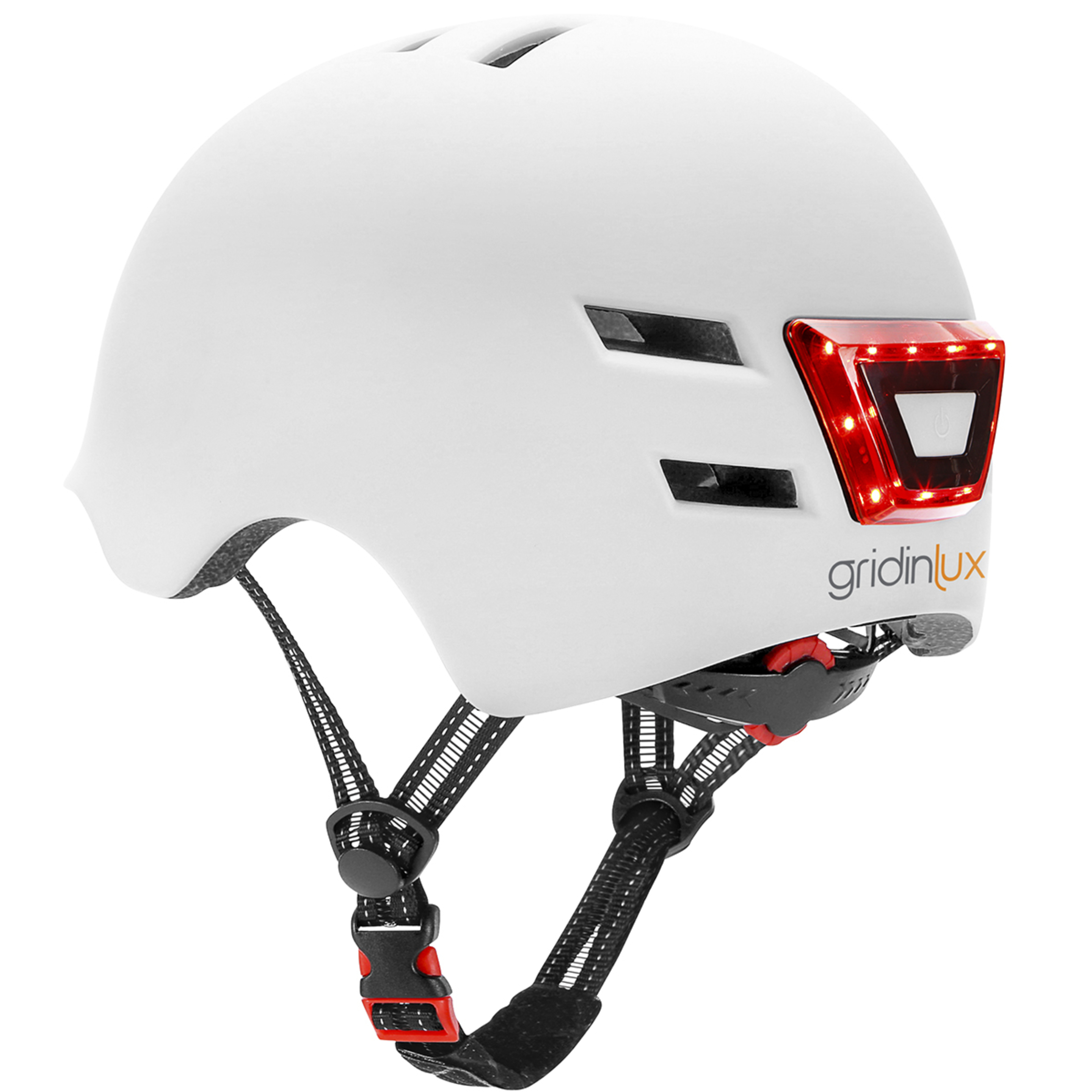 Casco Safe&go Gridinlux  Para  Bici Y Movilidad Urbana Con Luz Led Frontal Y Trasera