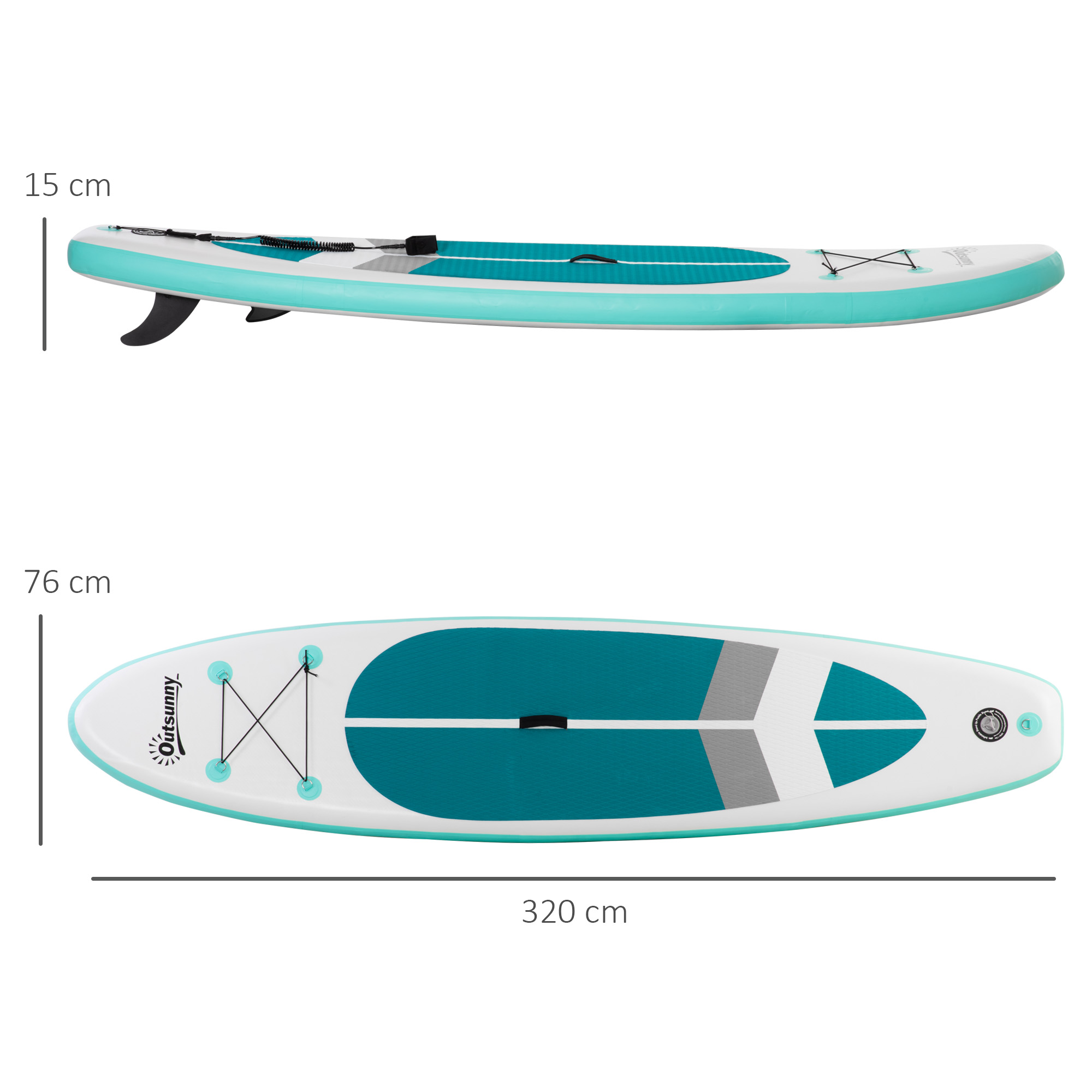 Tabla De Paddle Hinchable Outsunny A33-021