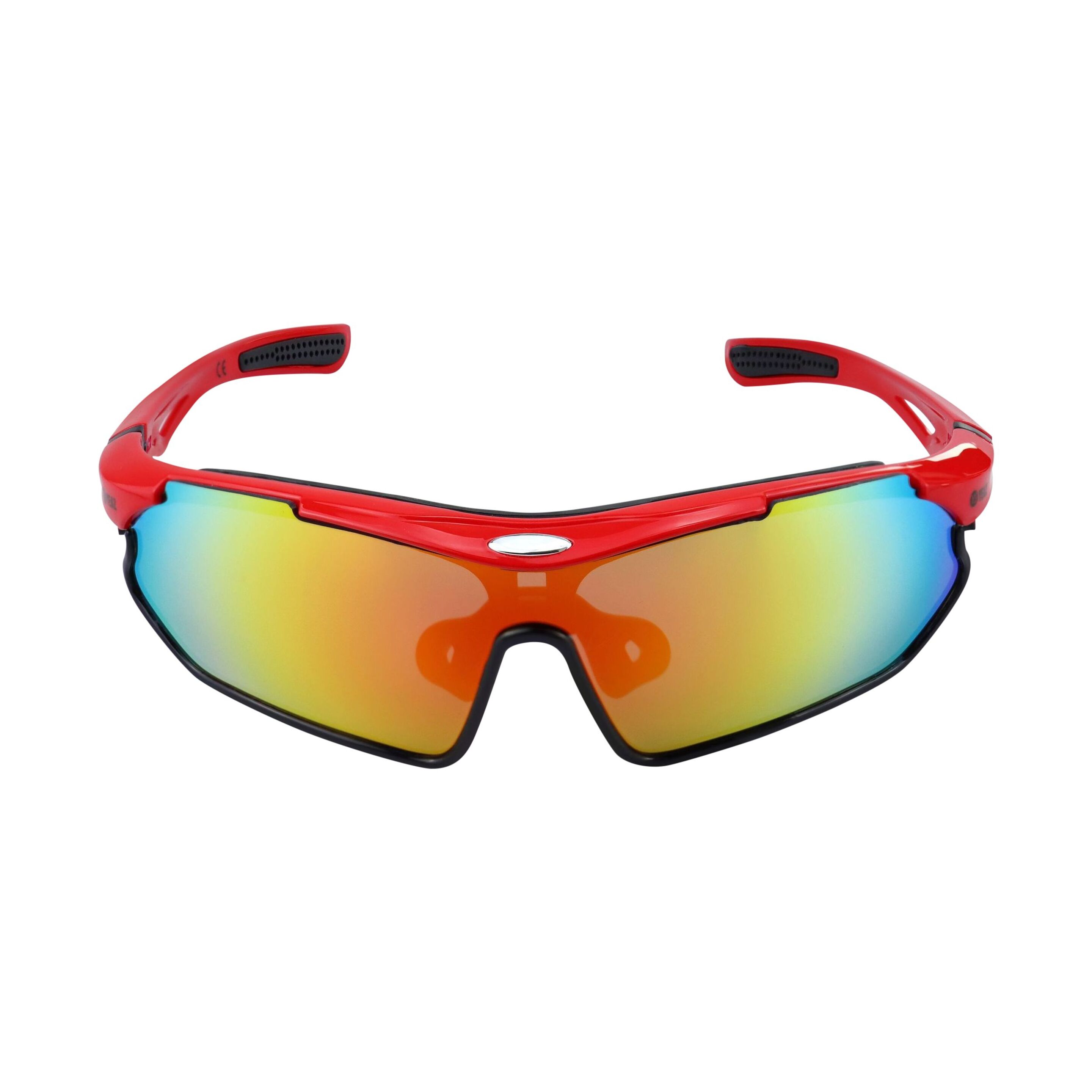 Óculos De Sol Desportivos Vermelho/preto/vermelho Yeaz Sunray - rojo - 