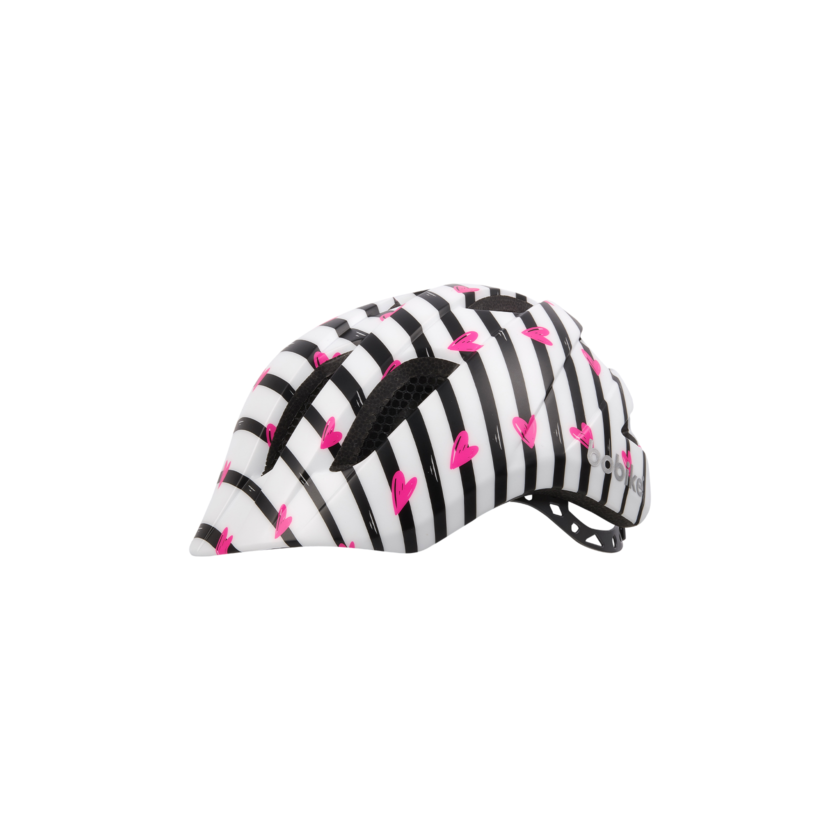 Casco Bobike Kids Plus Pinky Zebra - blanco-negro - 