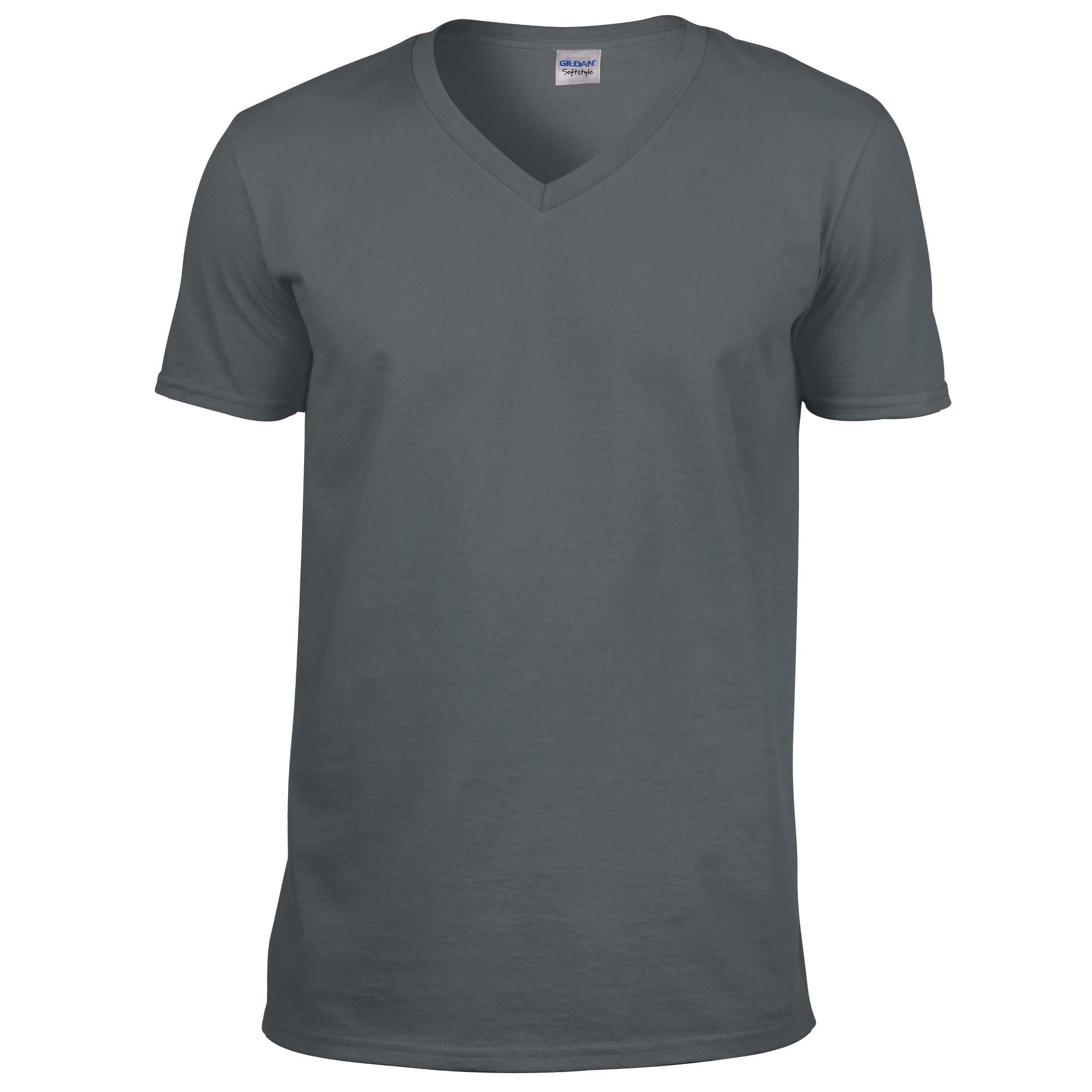 T-shirt Gildan Soft Style - gris-antracita - 