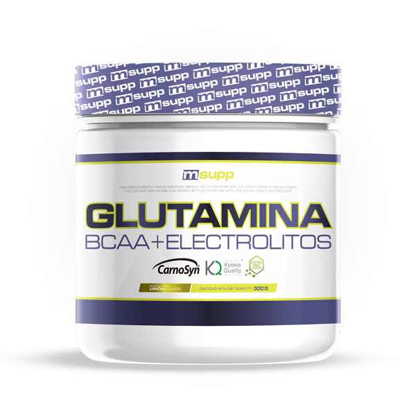 Glutamina + Bcaa + Electrolitos - 300g De Mm Supplements Sabor Limon