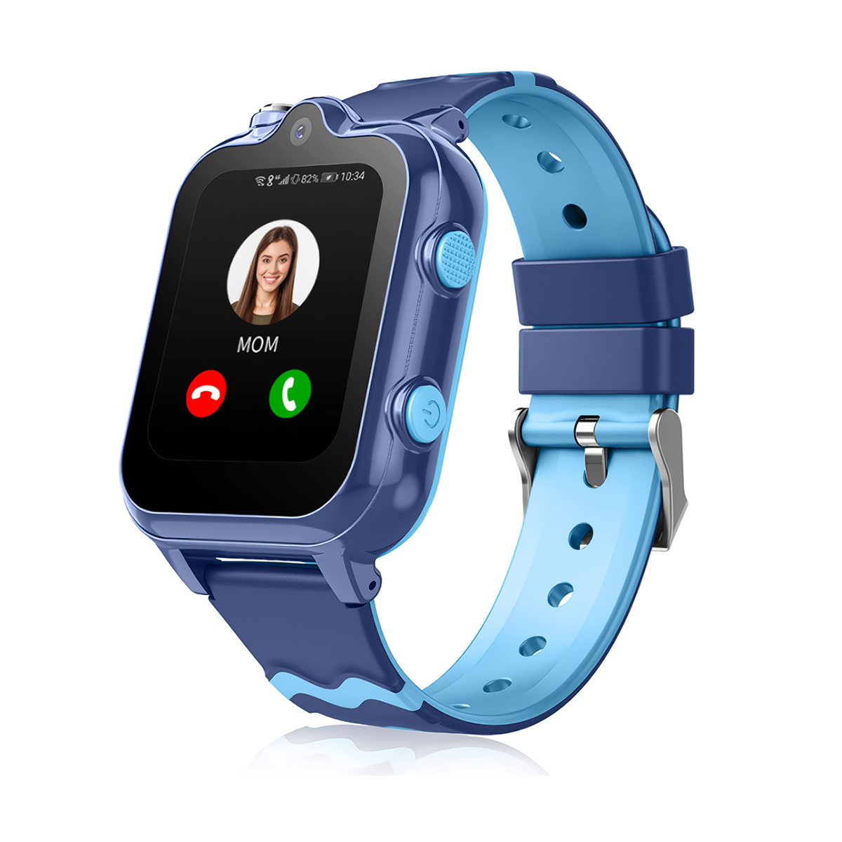Relógio Inteligente Para Rapazes E Raparigas Com Localizador Gps E Comunicação Azul