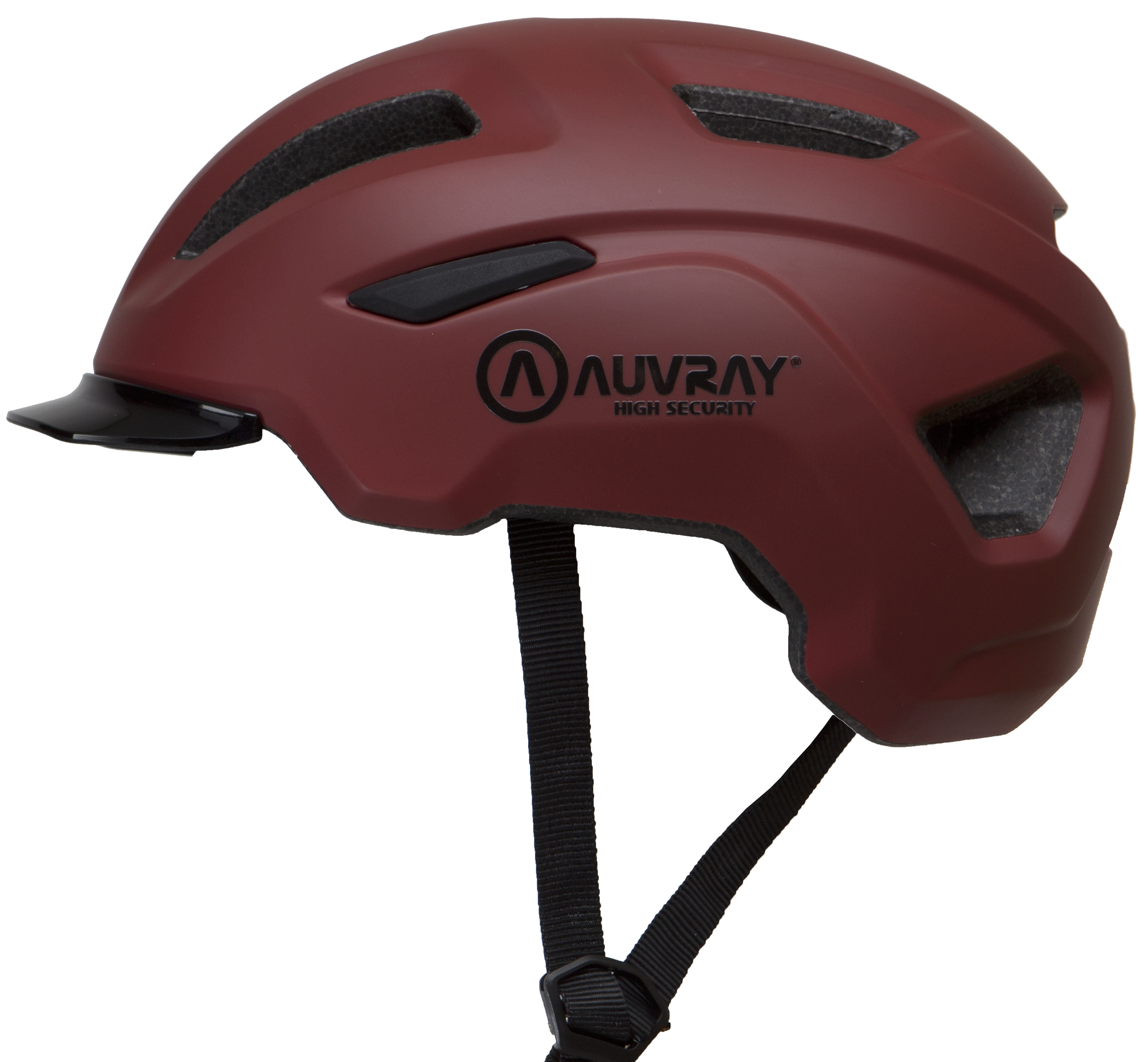 Capacete Auvray Reflex Bordeaux