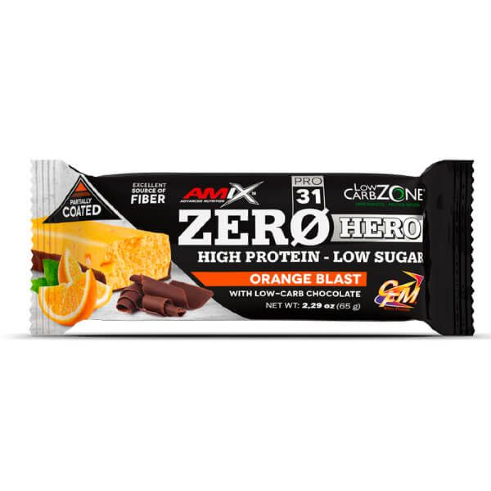 Zero Hero 31% Protein Bar 65 Gr 1 Ud Naranja -  - 