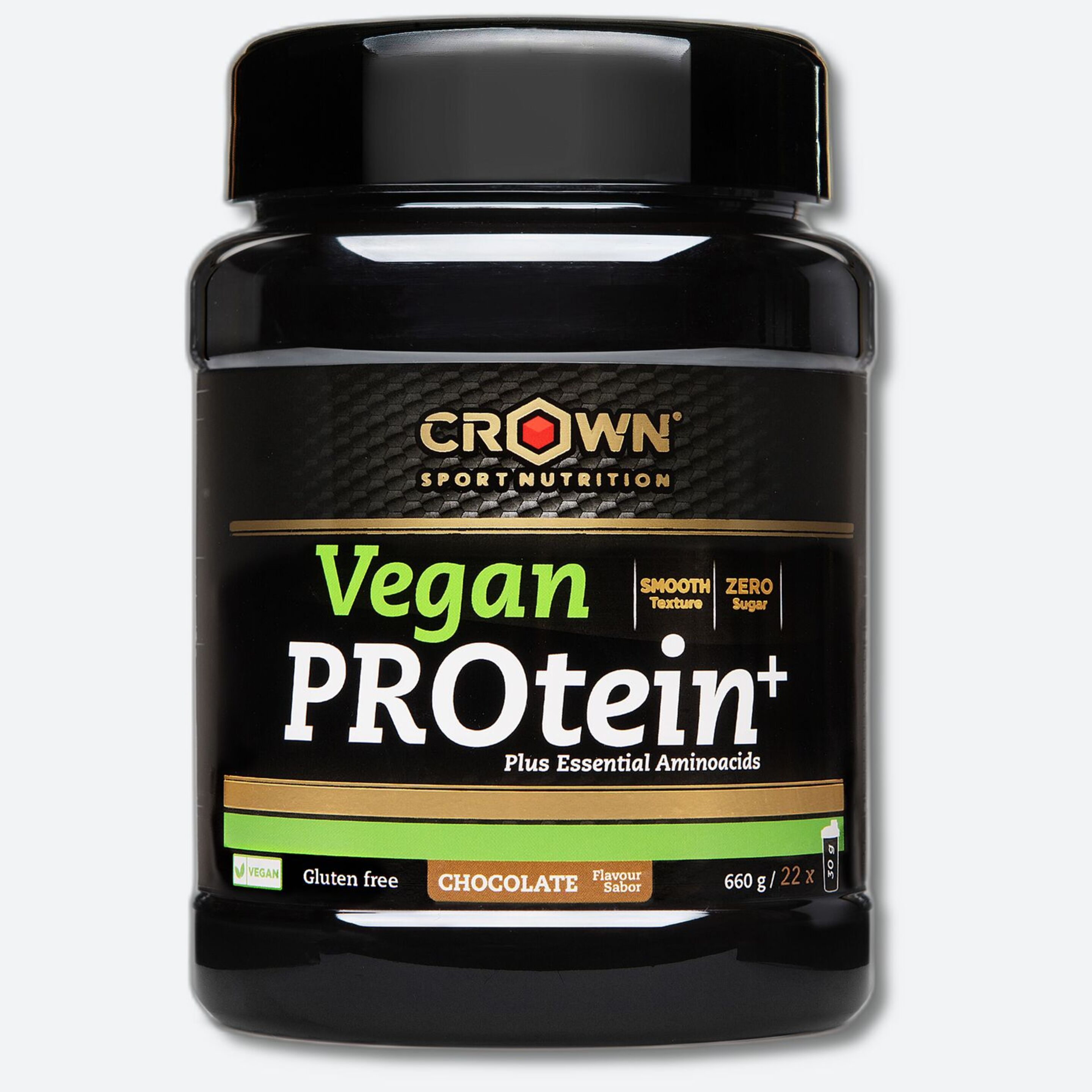 Bote De Concentrado De Proteína Vegana ‘vegan Protein+‘ De 660 G Chocolate - Textura Y Sabor Suave  MKP