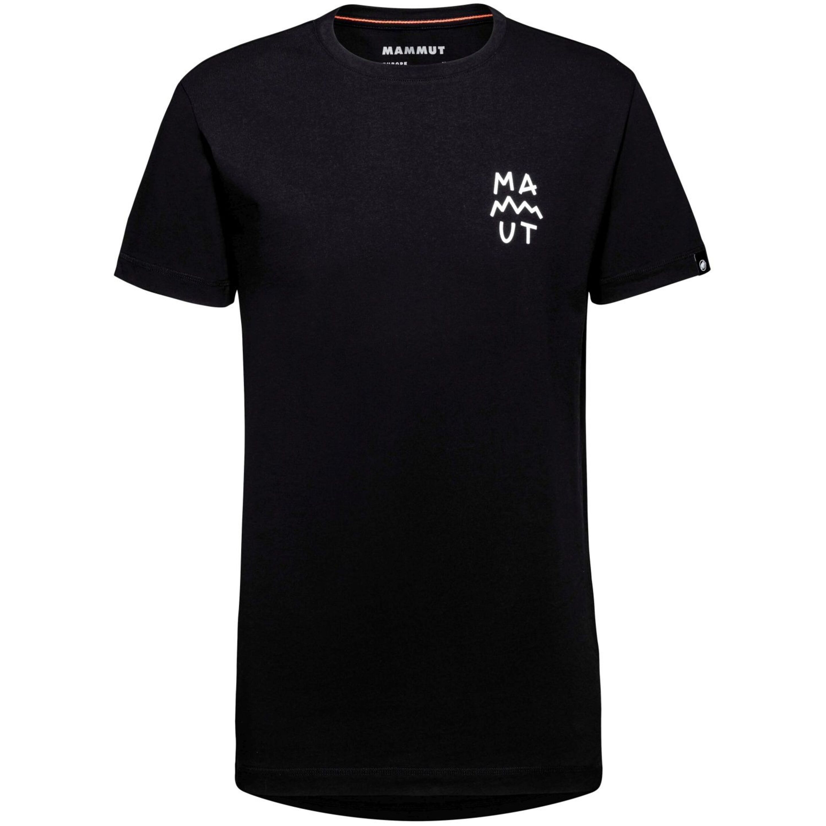 Camiseta Mammut Massone Lettering - Negro  MKP