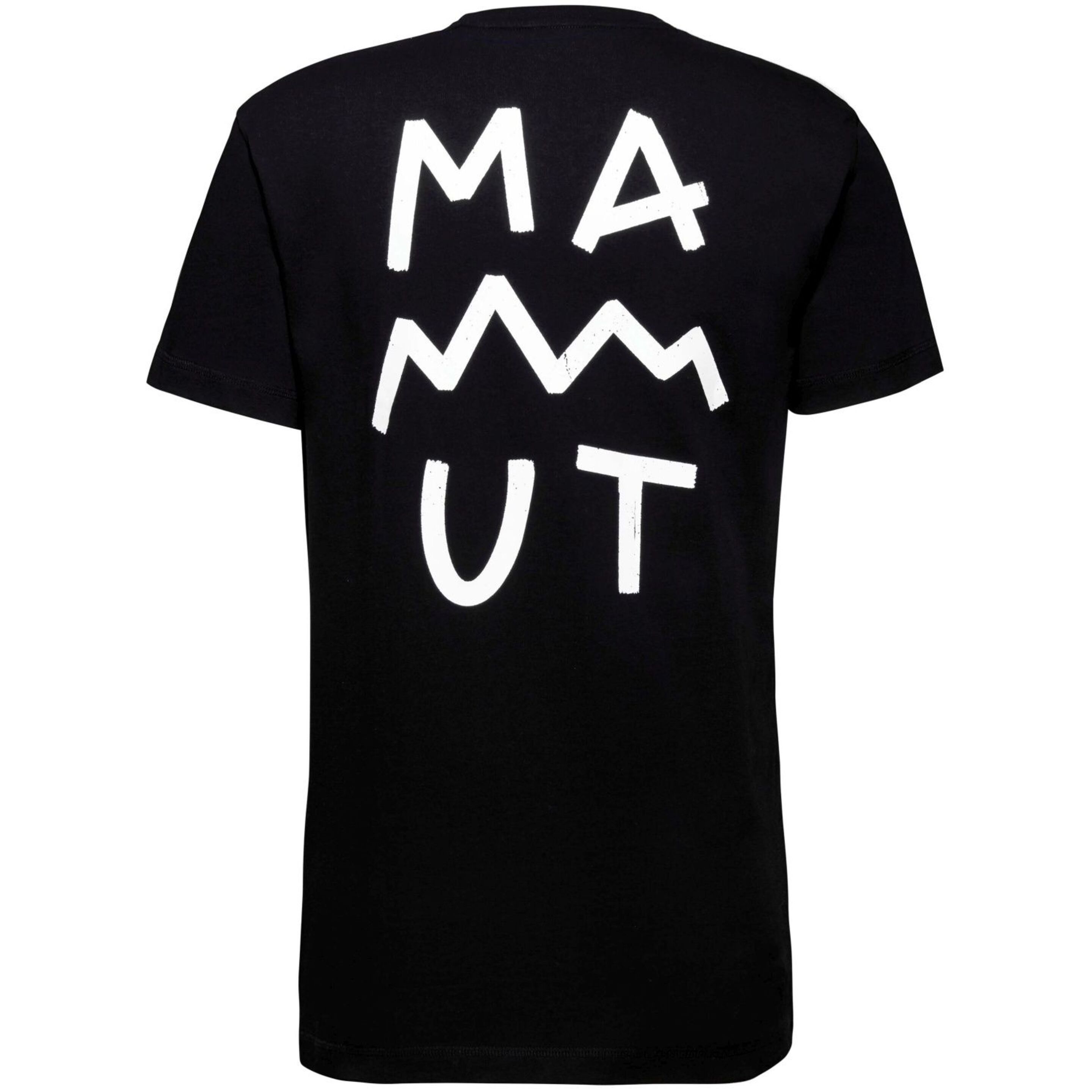 Camiseta Mammut Massone Lettering - Negro  MKP