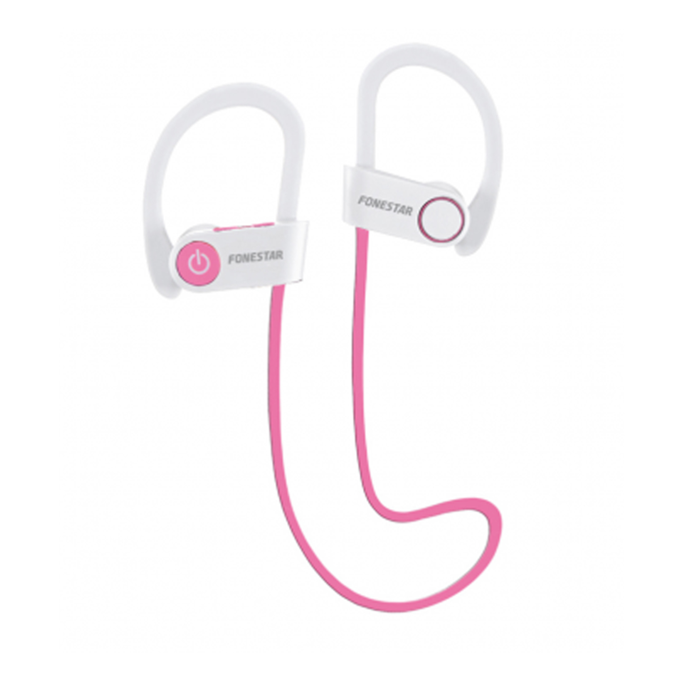 Auriculares Deportivos Bluetooth 4.1 Blanco/rosa Fonestar - rosa - 