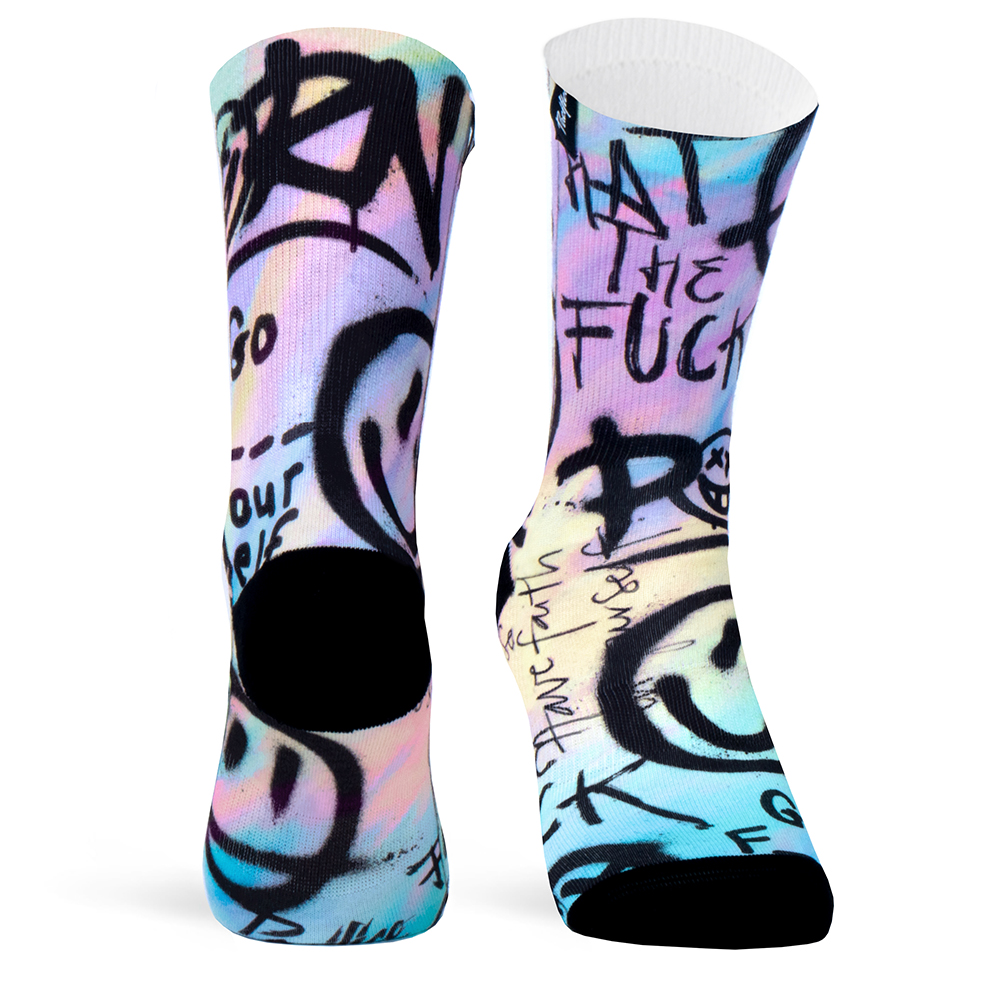 Calcetines Running Pacific And Co Acid Color - multicolor - 