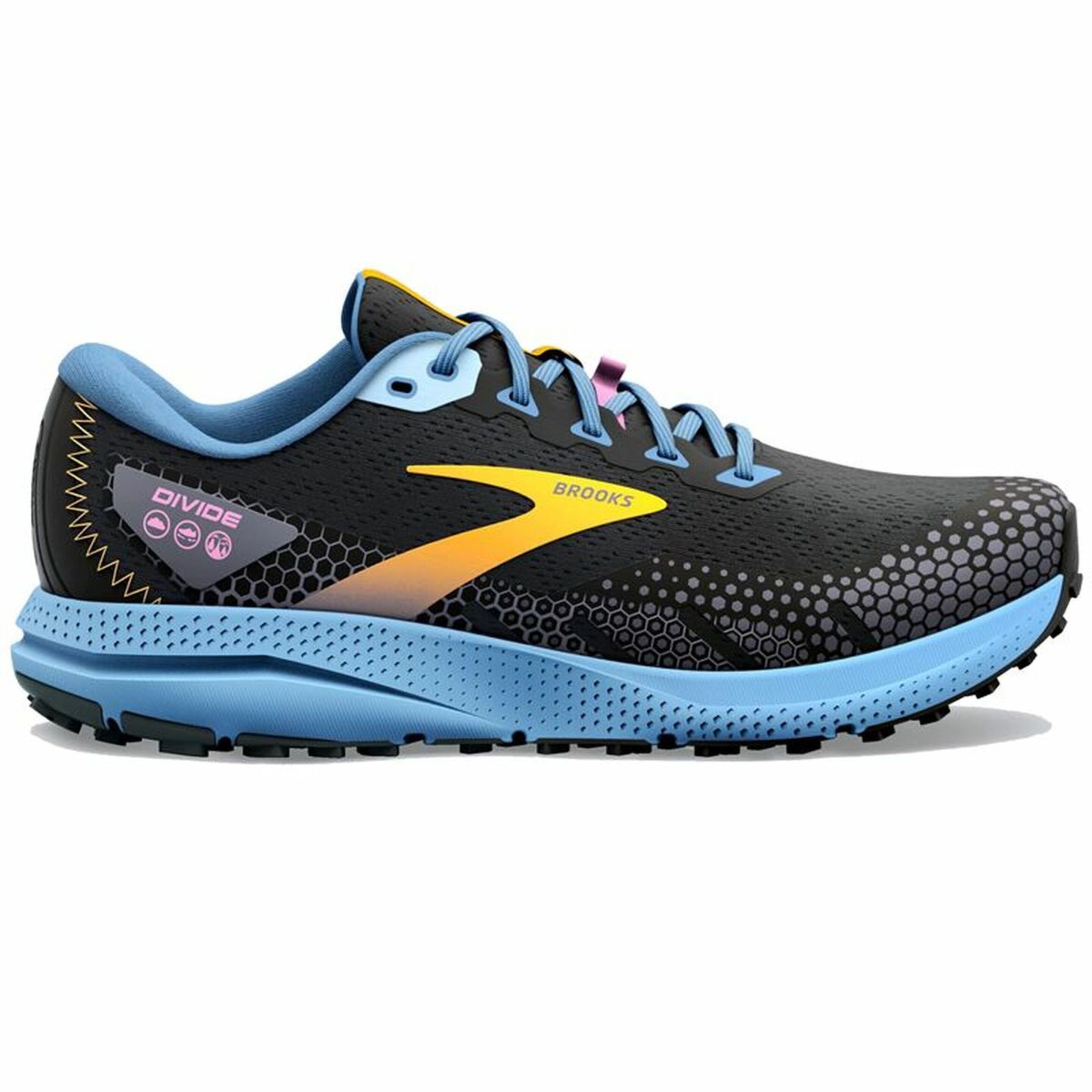 Sapatilhas De Running Para Adultos Brooks  Divide 3 Mulher Preto