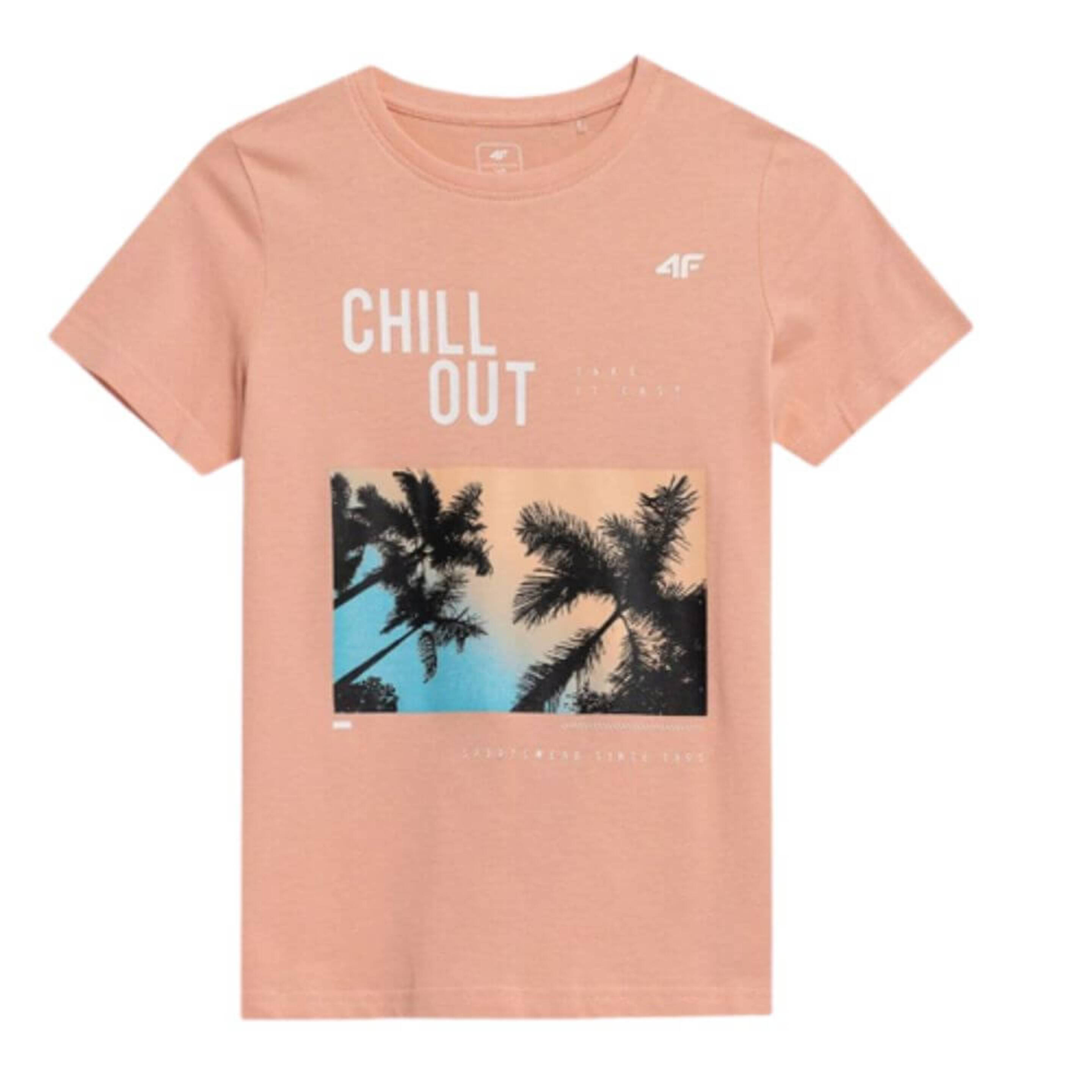 Camiseta Manga Corta 4f - coral - 