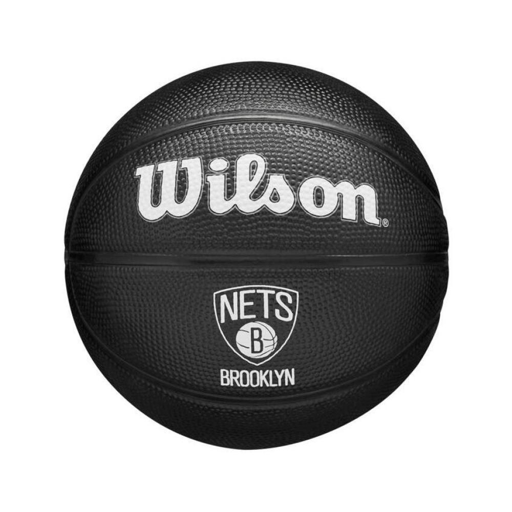 Mini Balón De Baloncesto Wilson Nba Team Tribute - Brooklyn Nets - negro - 