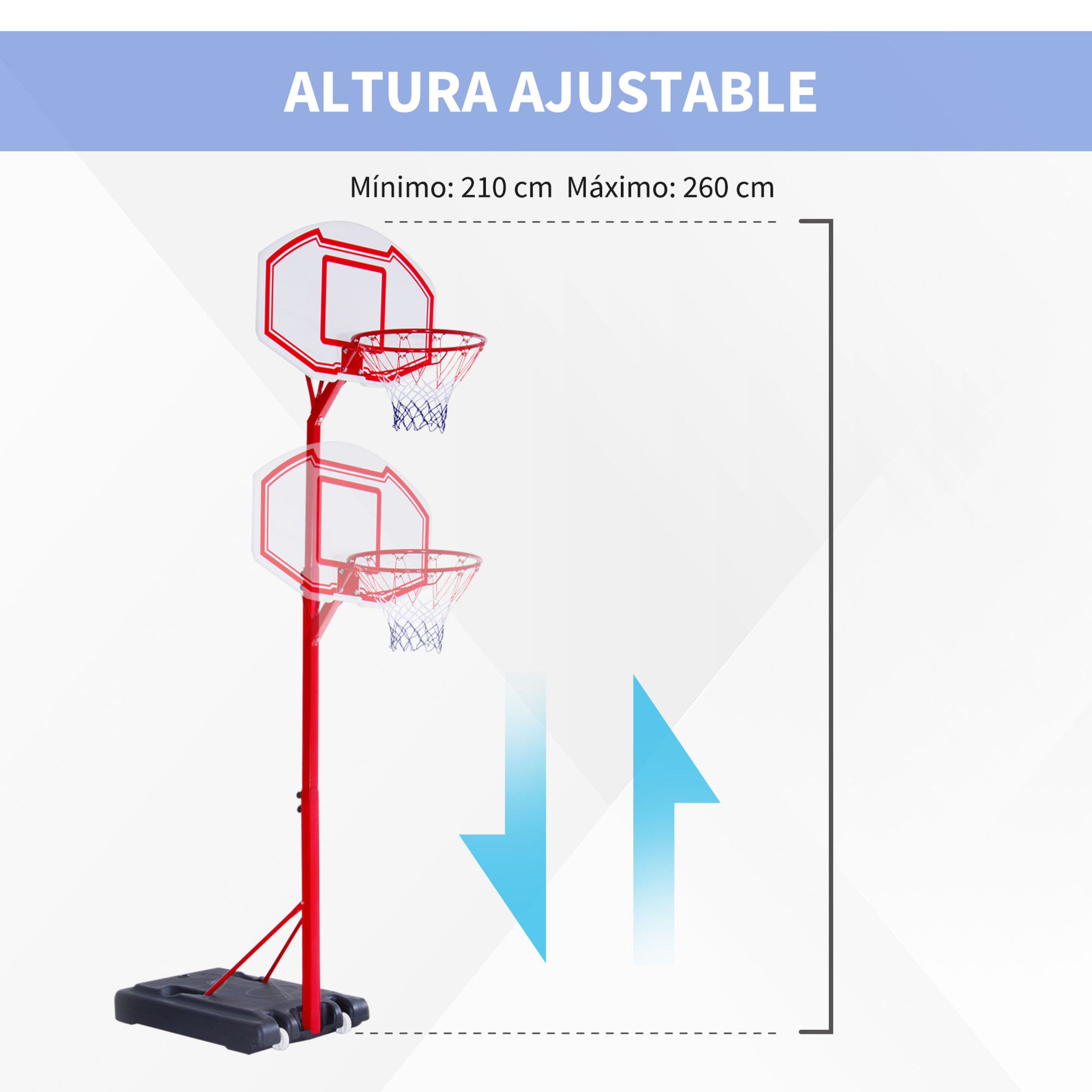 Canasta De Baloncesto Homcom