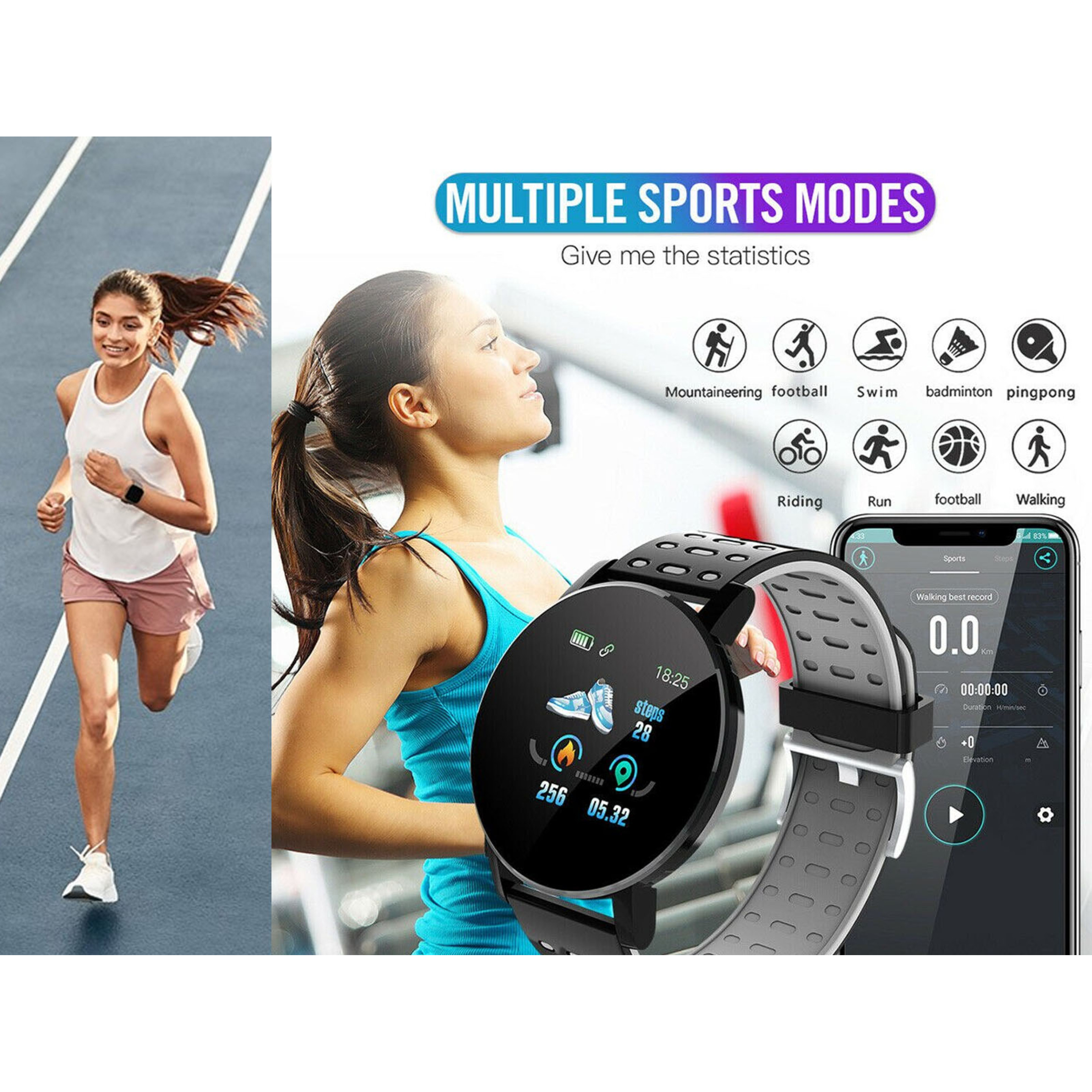 Reloj Deportivo Inteligente Running Pulsometro Smartwatch Cardio