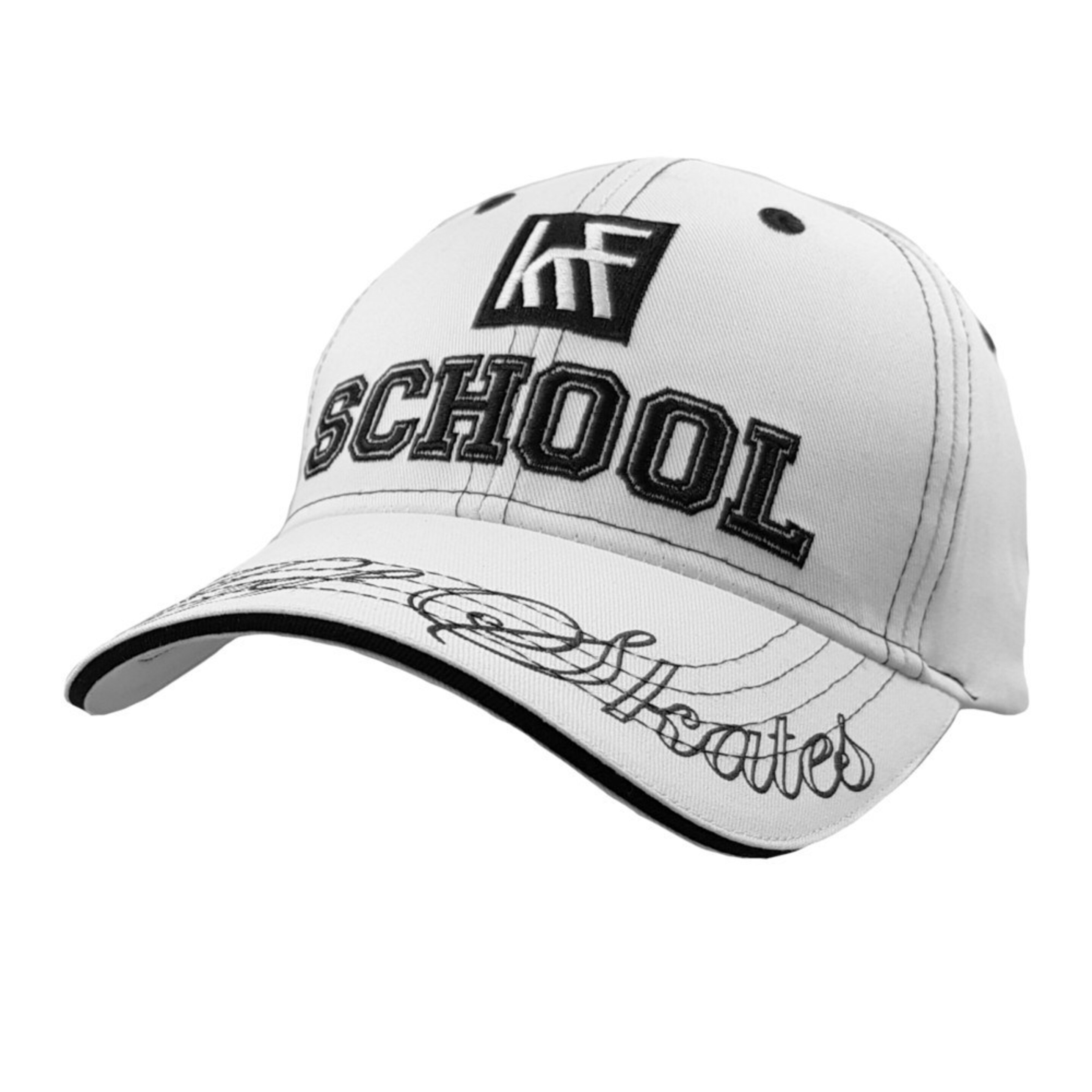 Des Krf Com. Tex Gorra School White/black