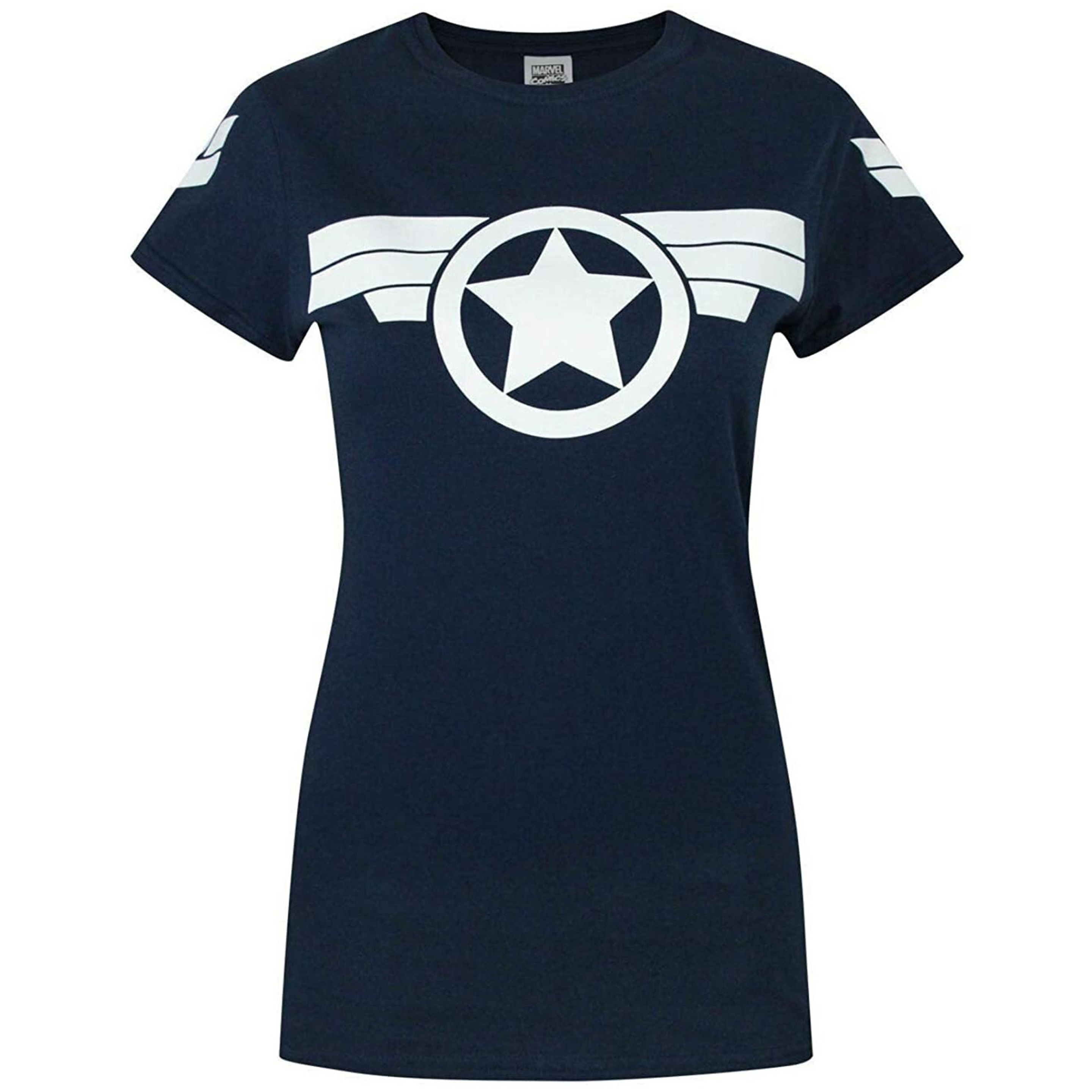 : Camiseta Do Logotipo Super Soldados / Captain America