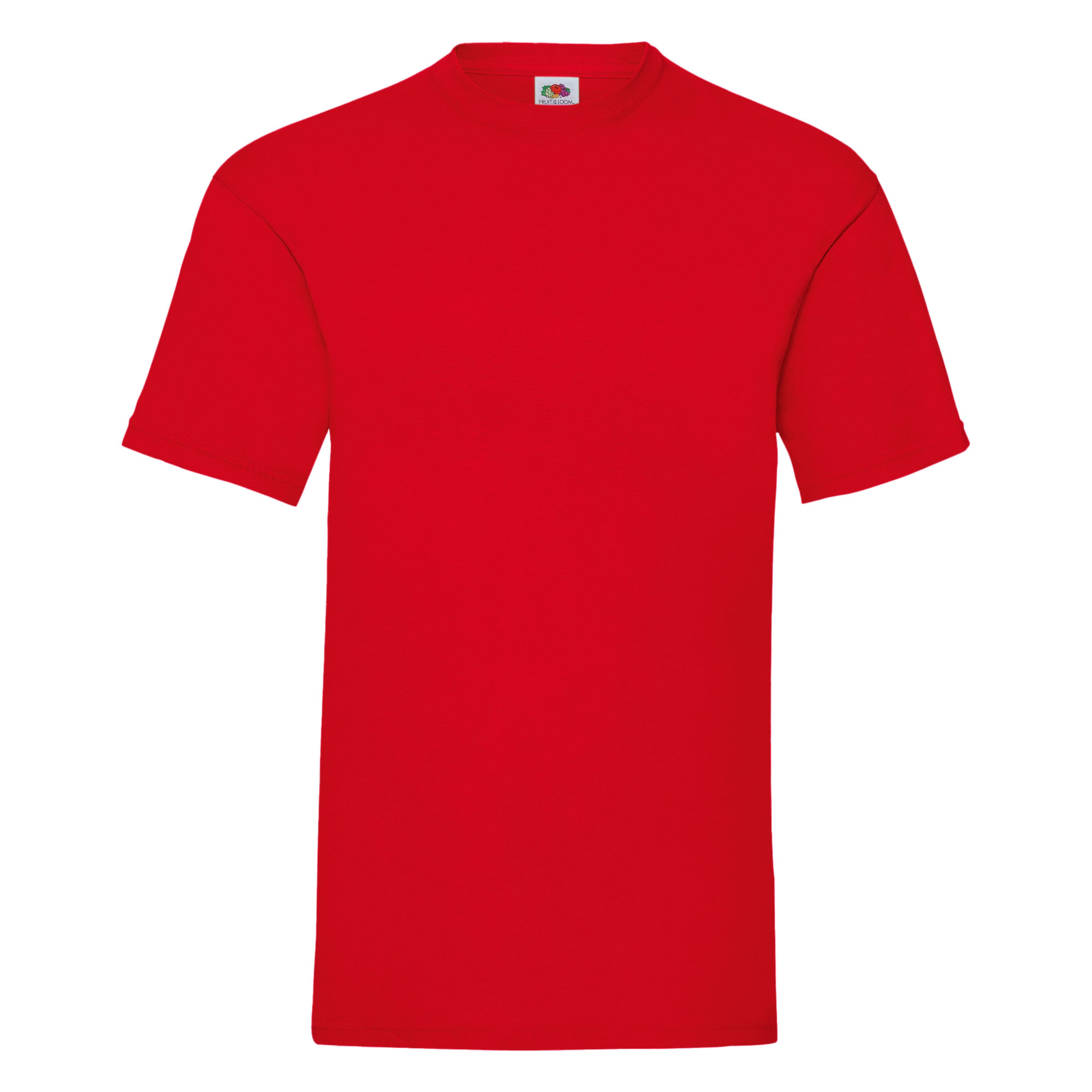T-shirt Fruit Of The Loom Valueweight - rojo - 