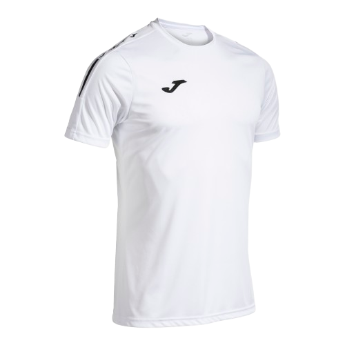 Joma Shirt Short Sleeve Olympia Shirt Branco - blanco-negro - 
