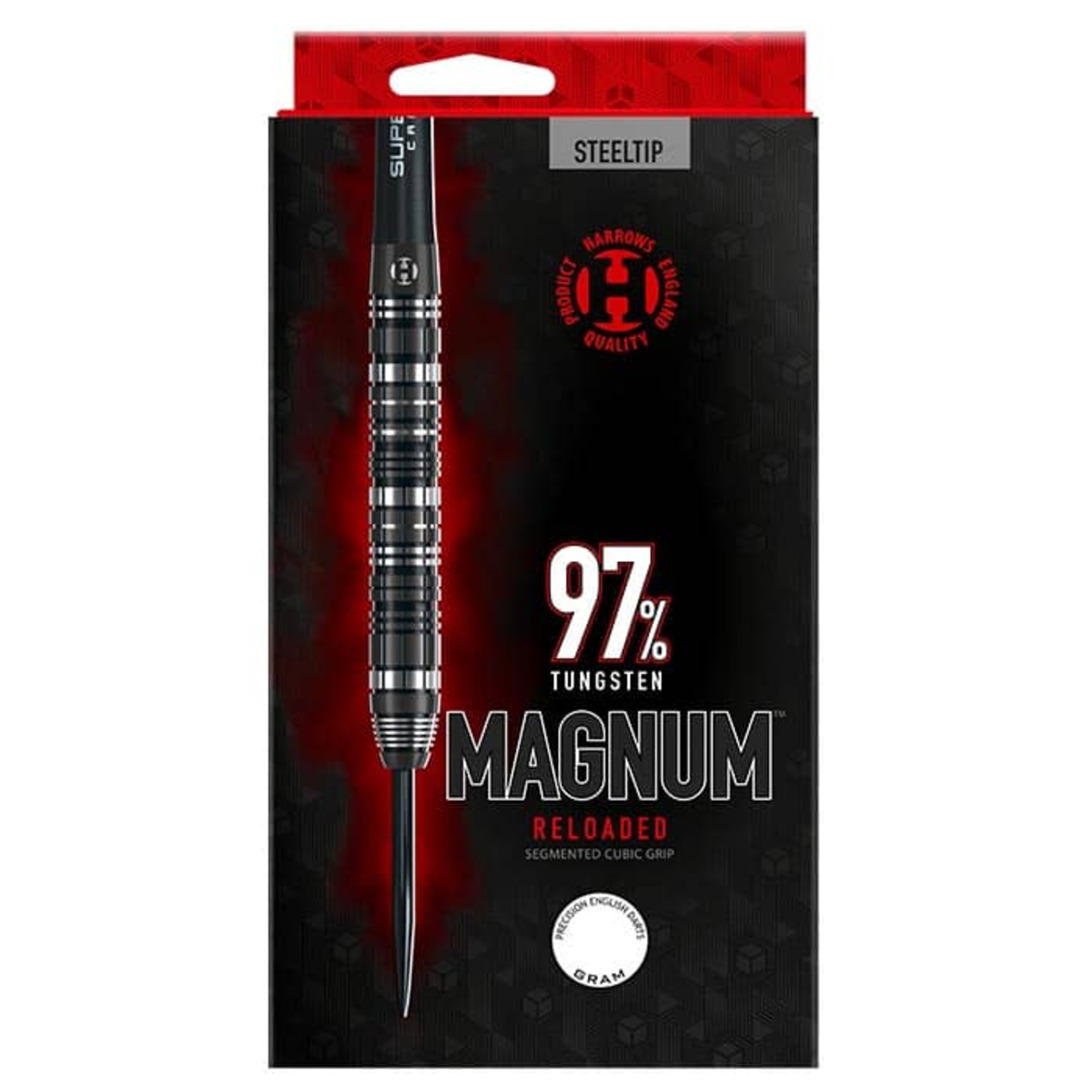Dardos Harrows Darts Magnum Reloaded 97% 23gr - Negro - Dardos Harrows Darts Magnum Reloade  MKP