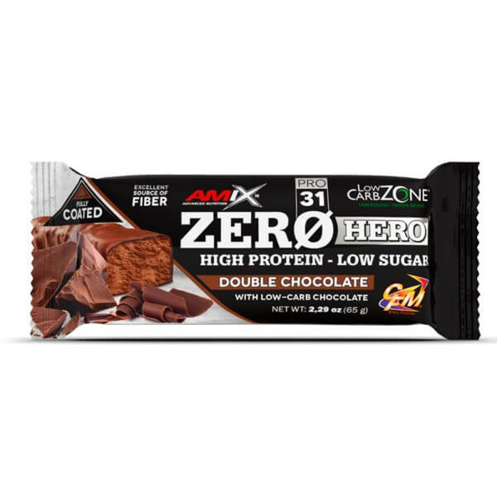 Zero Hero 31% Protein Bar 65 Gr 1 Ud Doble Chocolate -  - 