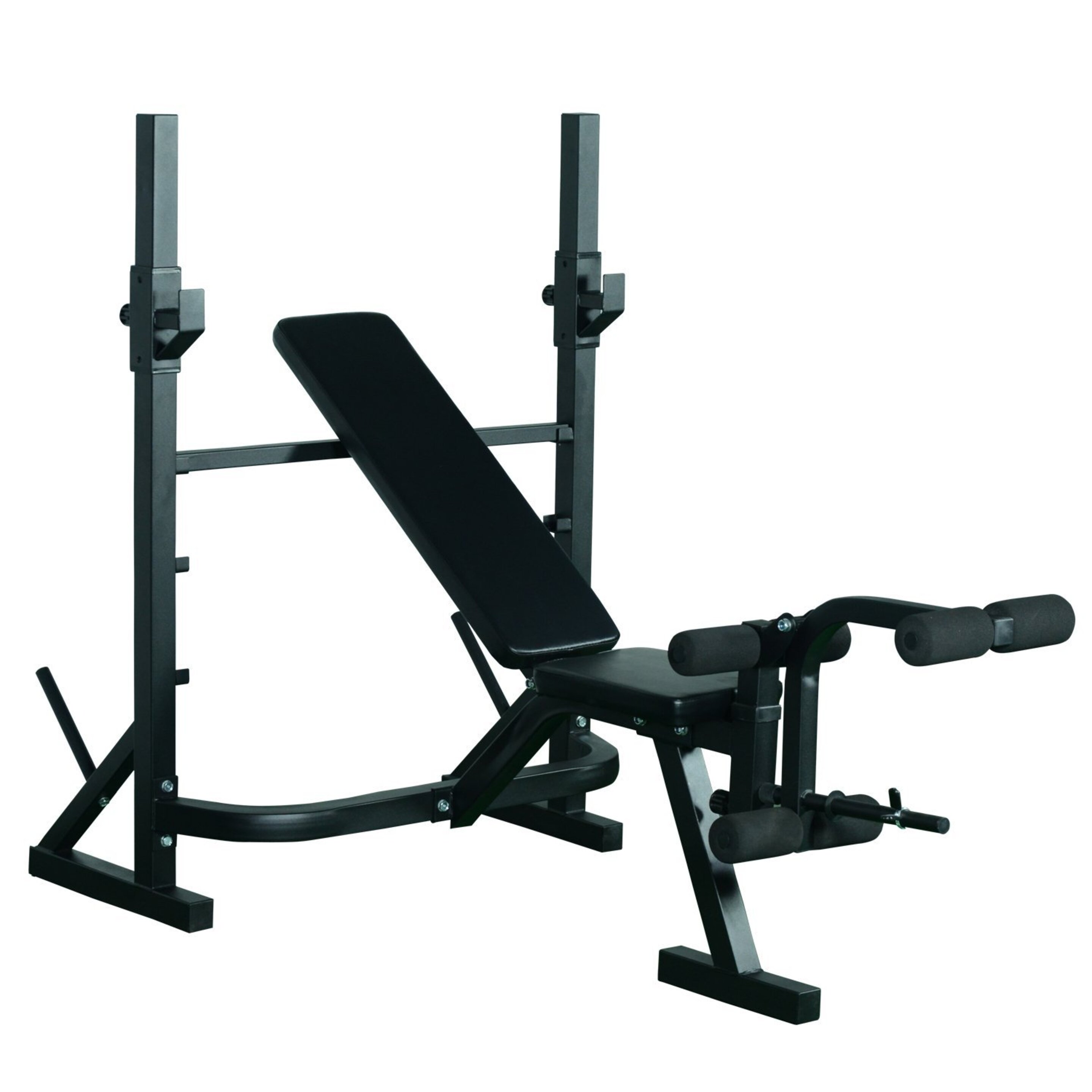 Homcom® Banco De Pesas Entrenamiento De Musculación Fitness Con Respaldo Regulable 175x98x30cm Color