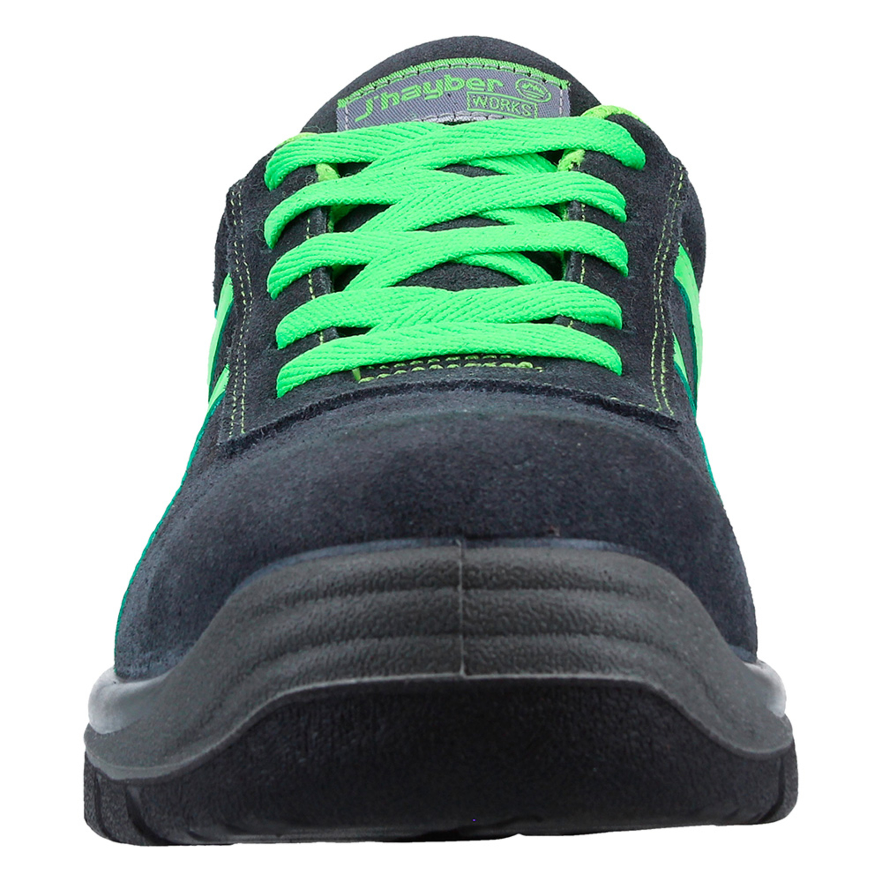 Zapato De Seguridad Titanio De J'Hayber Works - Gris/Verde - Titanio S1p Src  MKP