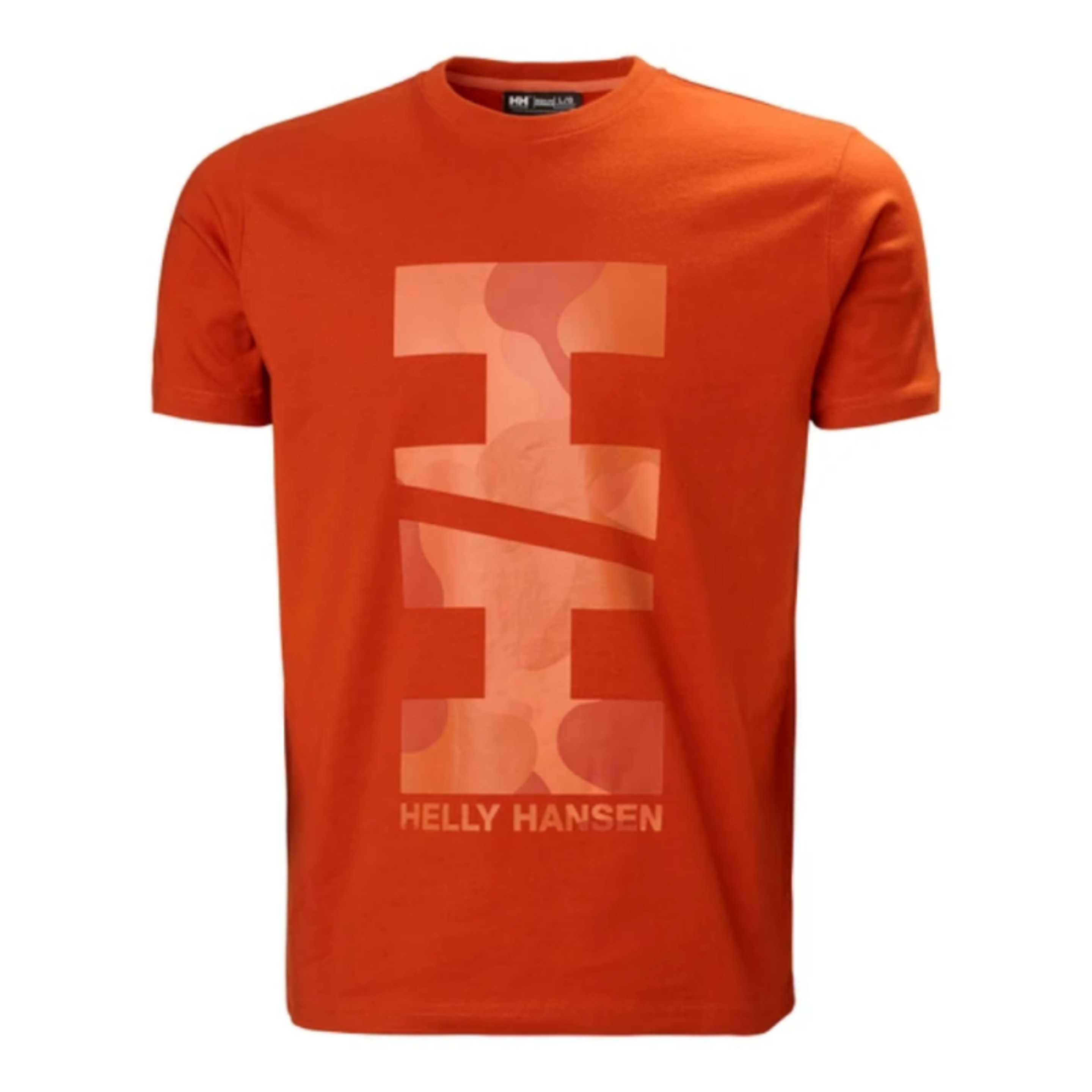 Camiseta Manga Corta Helly Hansen Move Cotton - Naranja  MKP