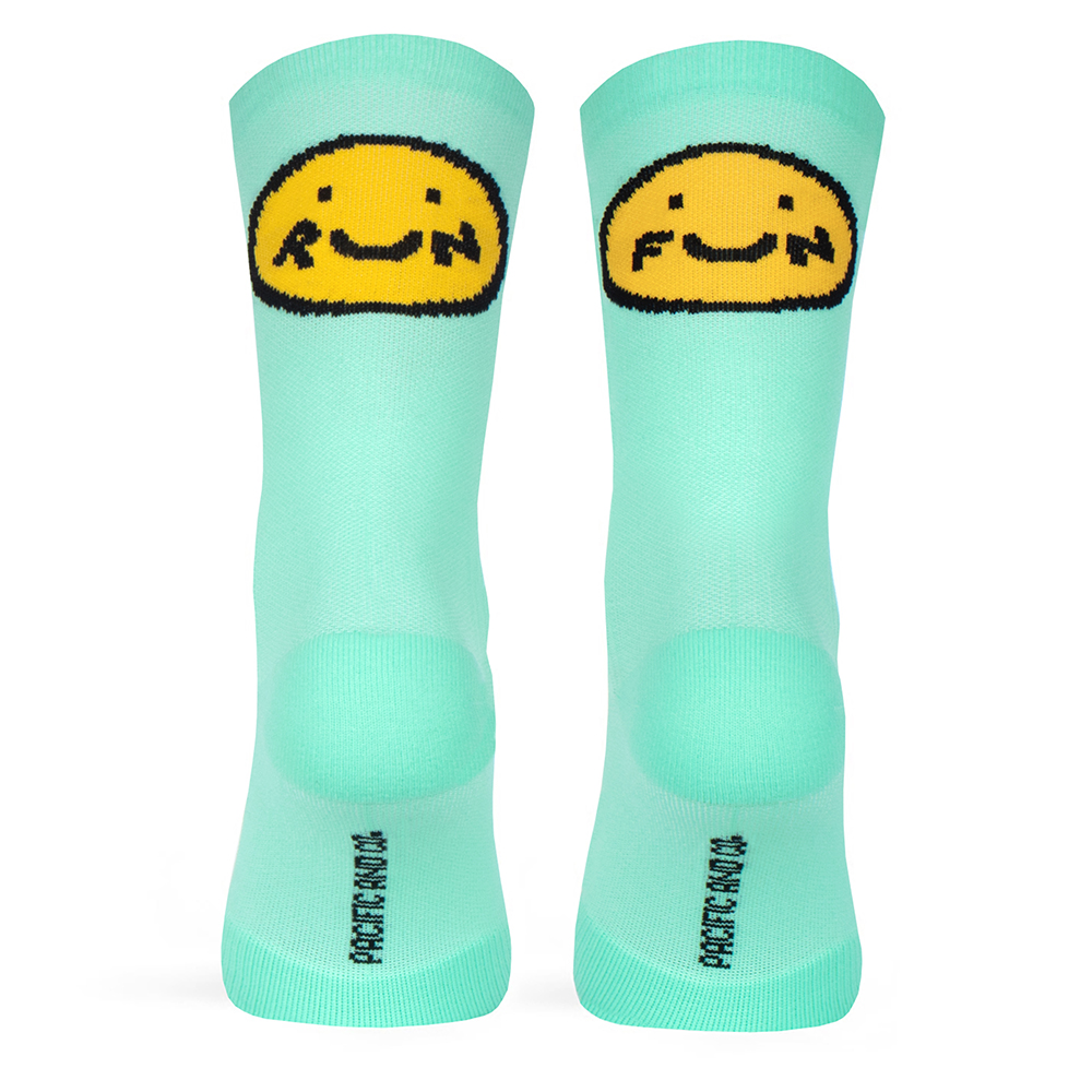 Calcetines Running Pacific And Co Smile Run - verde-menta - 