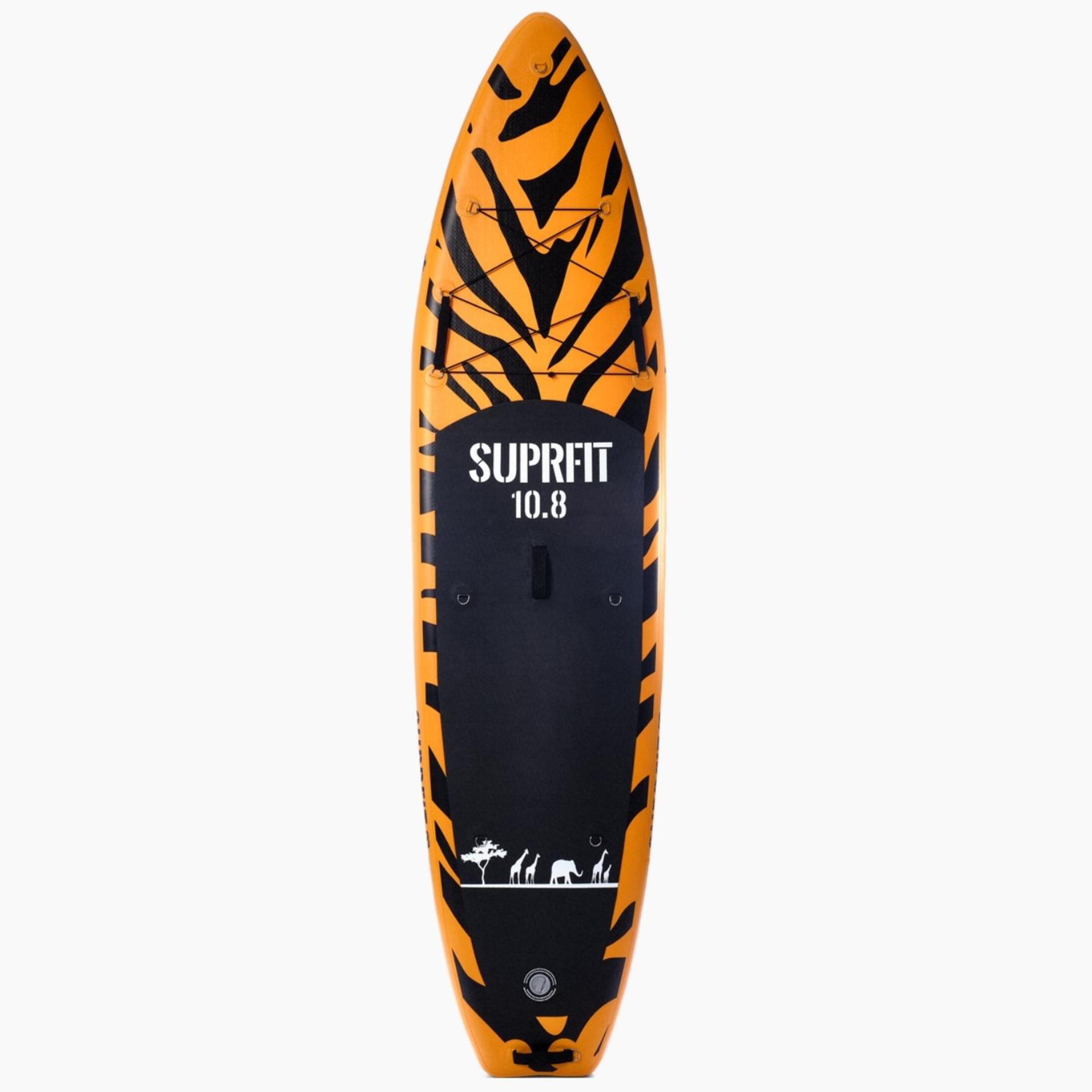 Tabla De Paddle Surf Suprfit Hinchable Set Safari Tiger - Naranja - Tabla De Paddle Surf Hinchable  MKP
