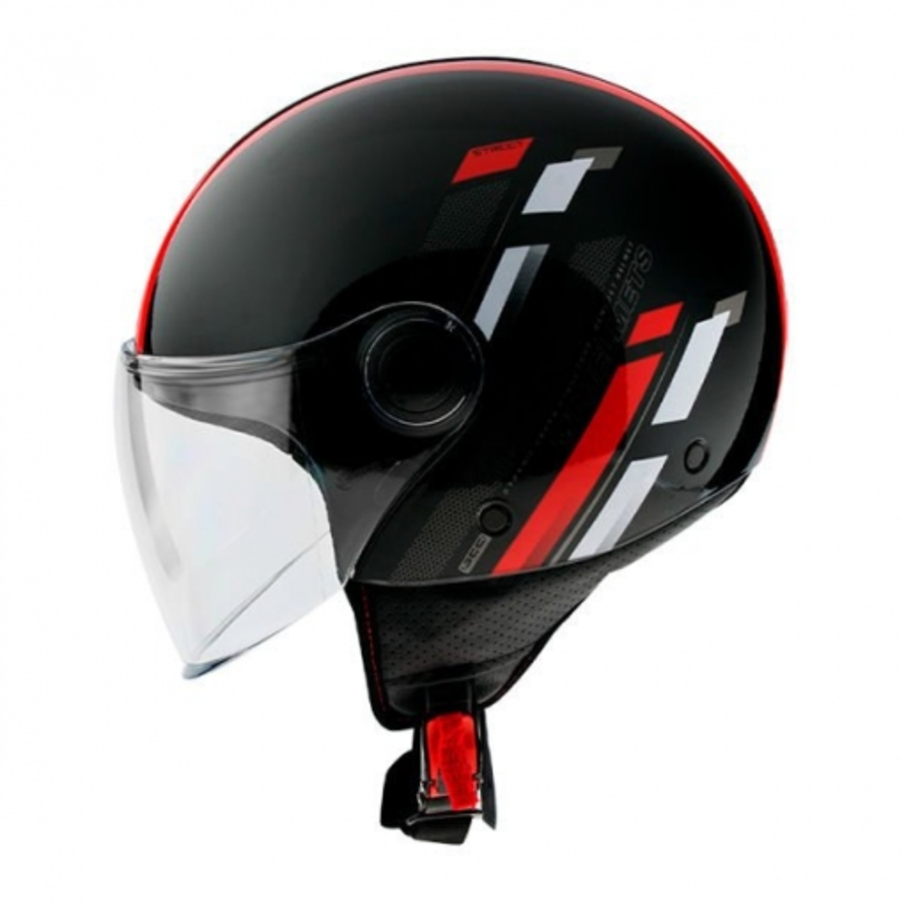 Casco Mt Of501 Street Scope D5 Rojo Brillo S