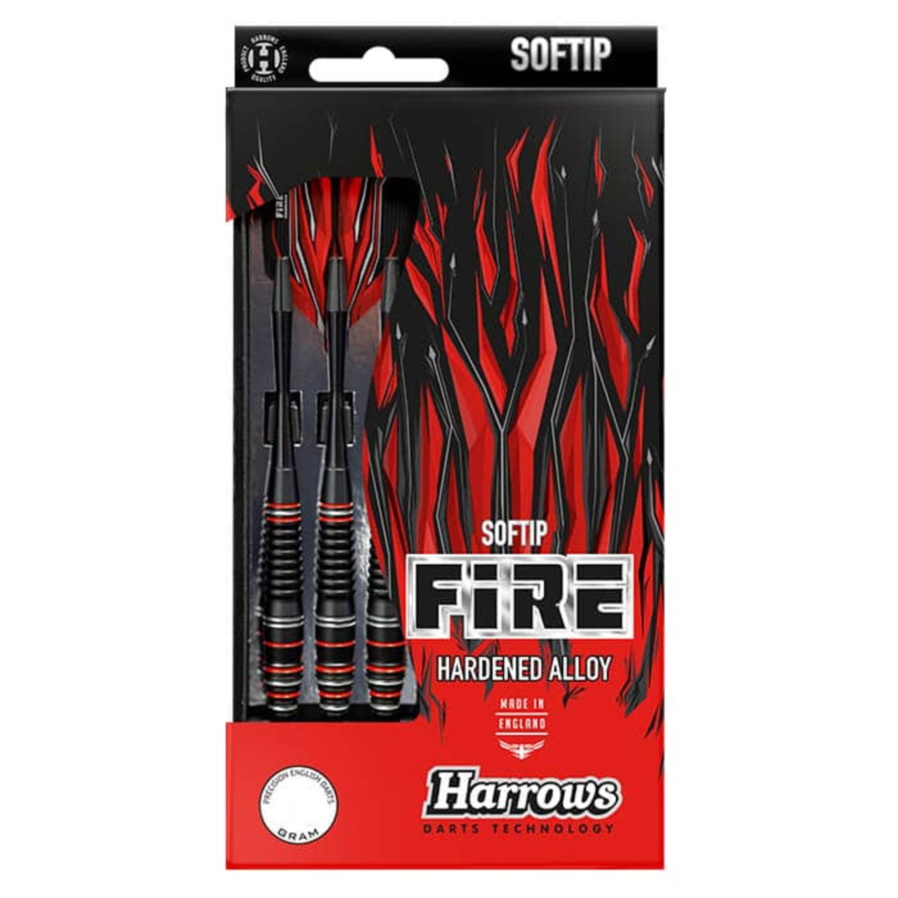 Dardos Harrows Darts Fire Hich Grade Alloy 16gr - Negro - Dardos Harrows Darts Fire Hich Grad  MKP