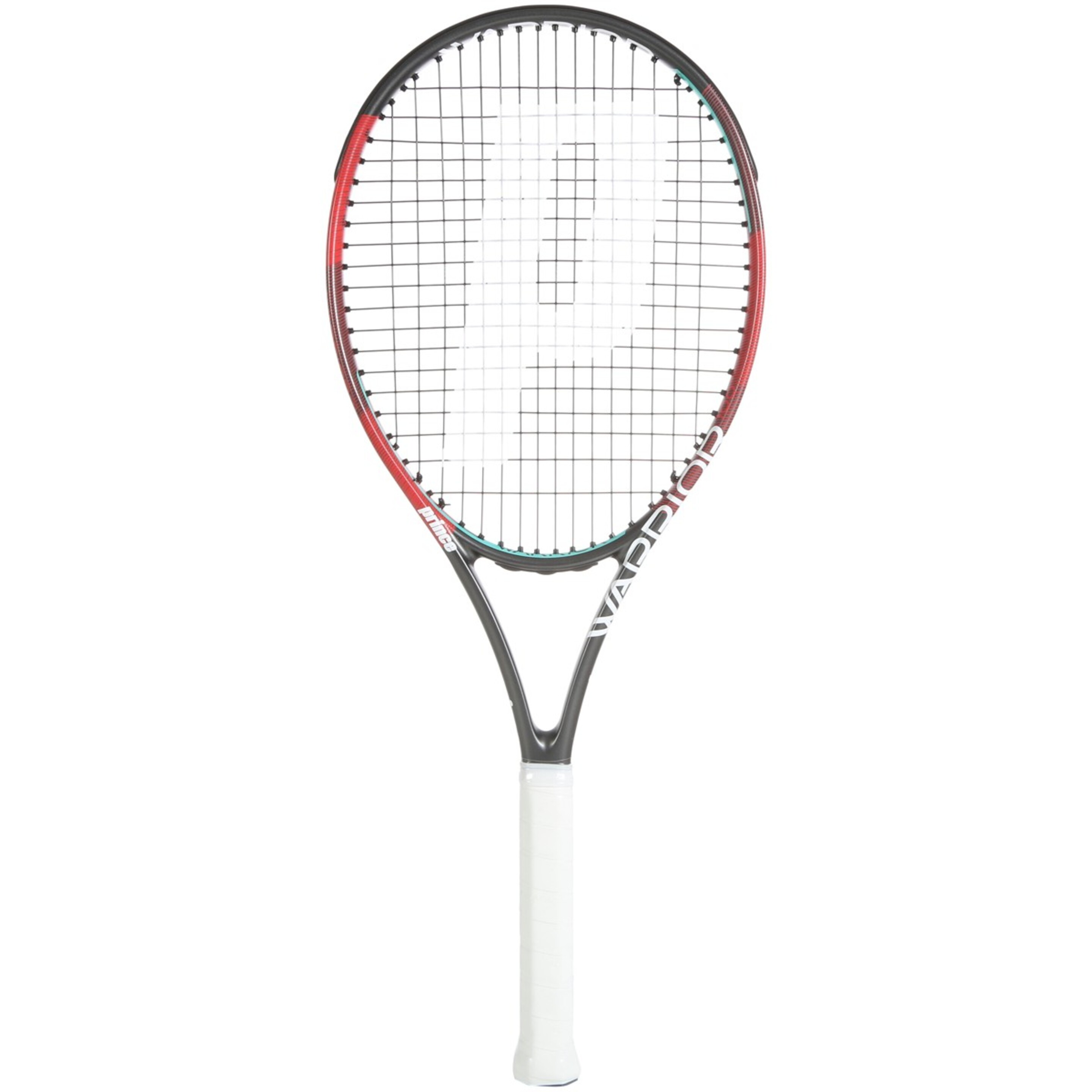 Raqueta De Tenis Prince Warrior 100 285 G (encordada Y Con Funda) - negro-rojo - 