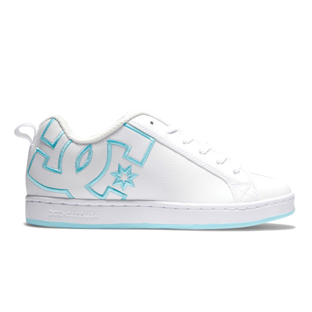 Zapatillas Dc Shoes Court Graffik 300678 White/white/blue (Xwwb)