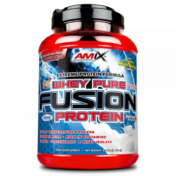 Amix Whey Pure Fusion Protein Proteína Sabor Doble Chocolate Blanco 2,3 Kg MKP