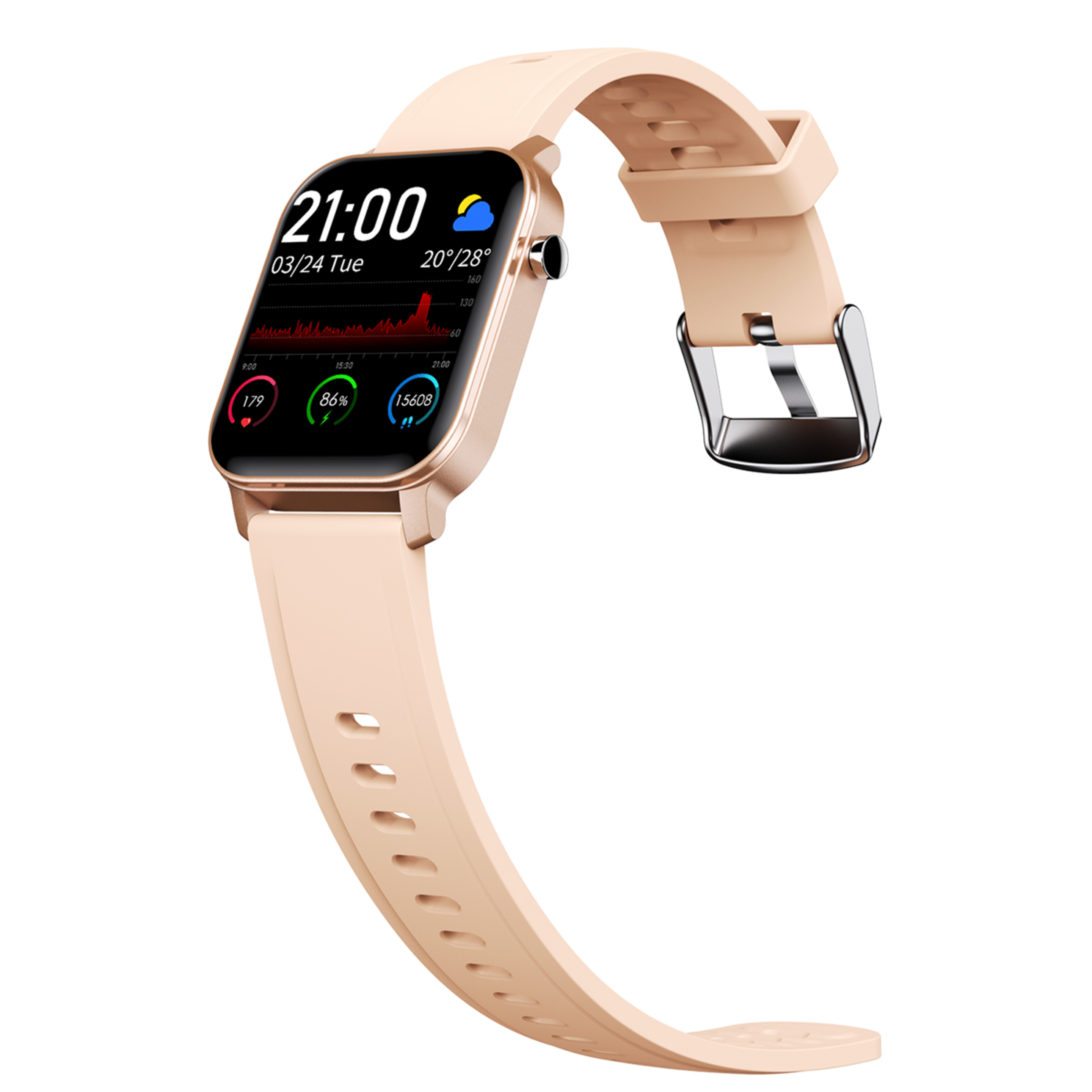 Leotec Smartwatch Multisport Cool Plus Dorado