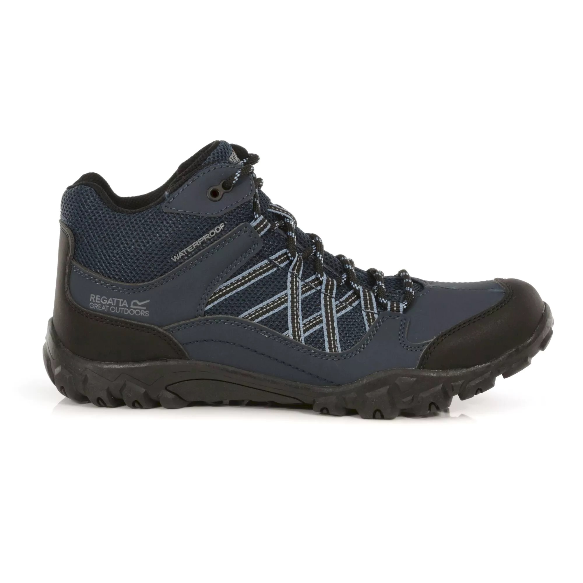 Zapatos De Senderismo Con Cordones Diseño Impermeable Regatta Edgepoint - antracita - 