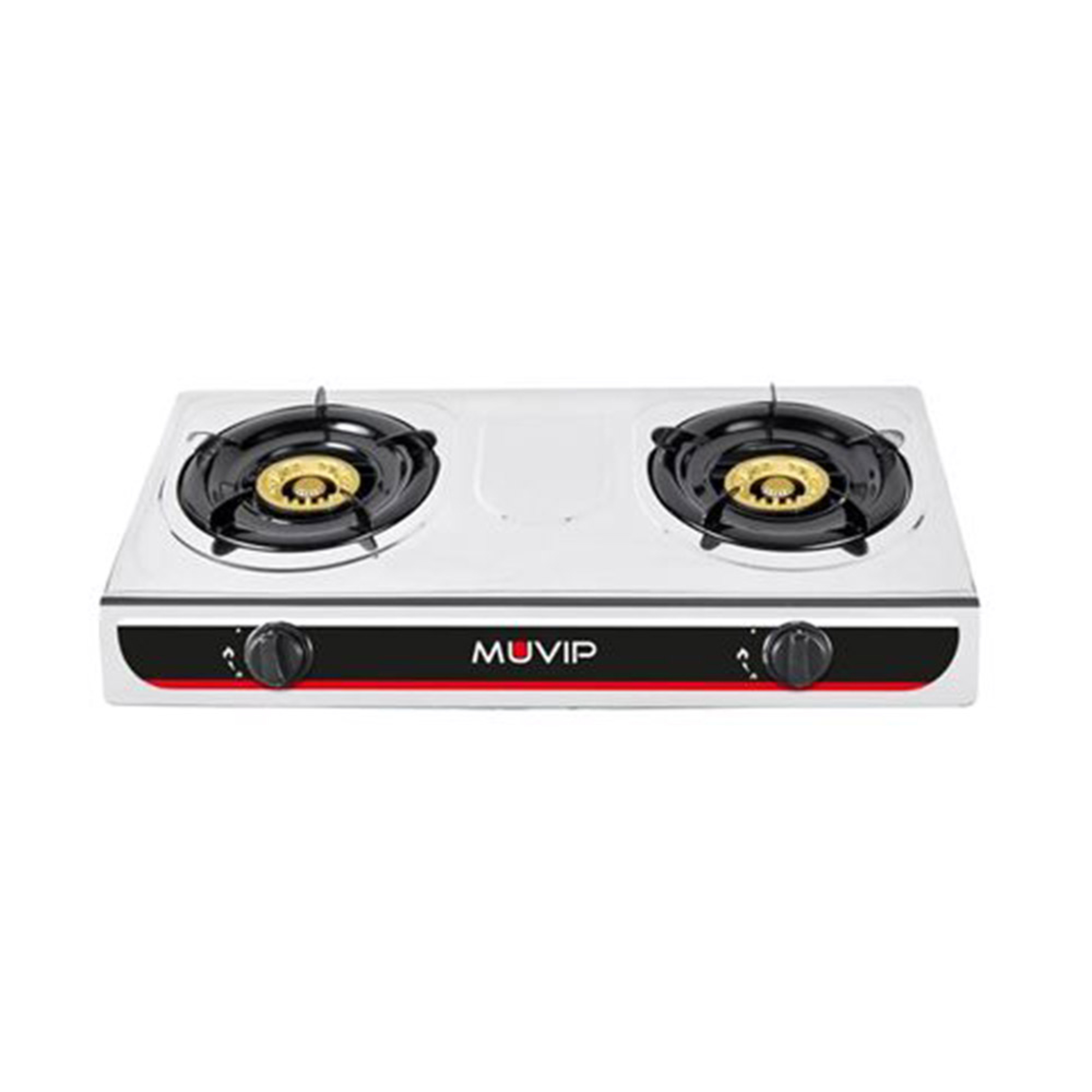 Cocina Gas Inox 2 Fuegos Muvip