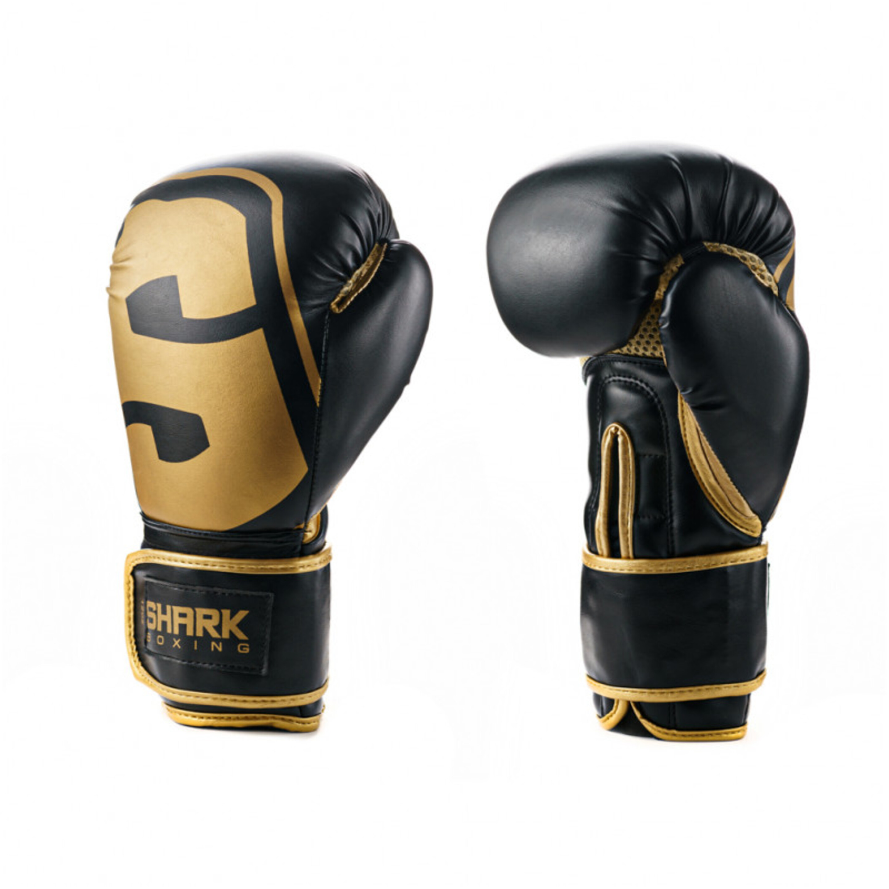 Guante De Boxeo Shark Boxing  Skf 3.0 - negro-amarillo - 