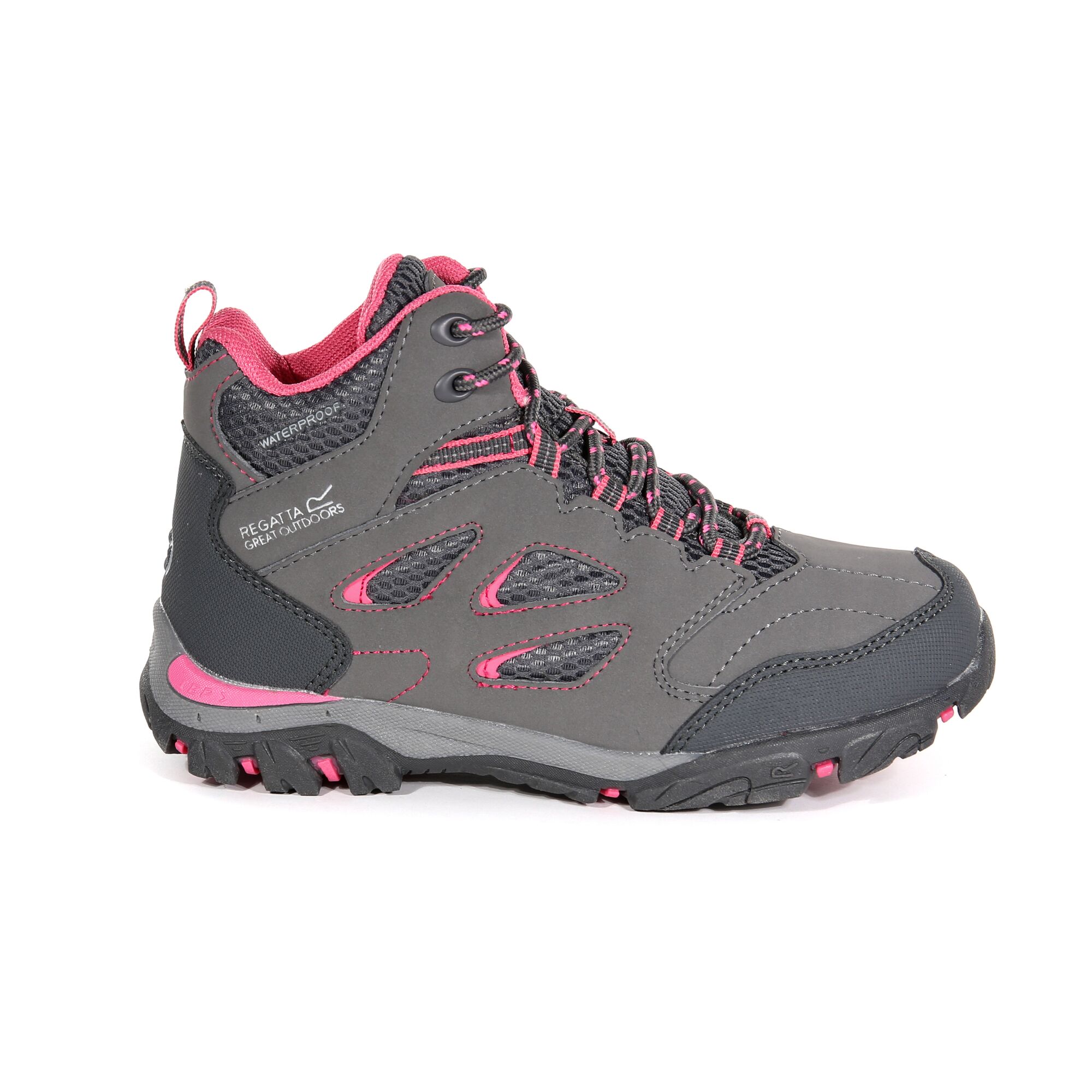 / Junior Hiking Boots Regatta Holcombe Iep - gris-rosa - 