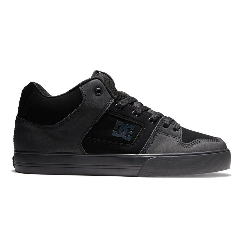 Zapatillas Dc Shoes Pure Mid Adys400082 Black/black/gum (Kkg) - negro - 